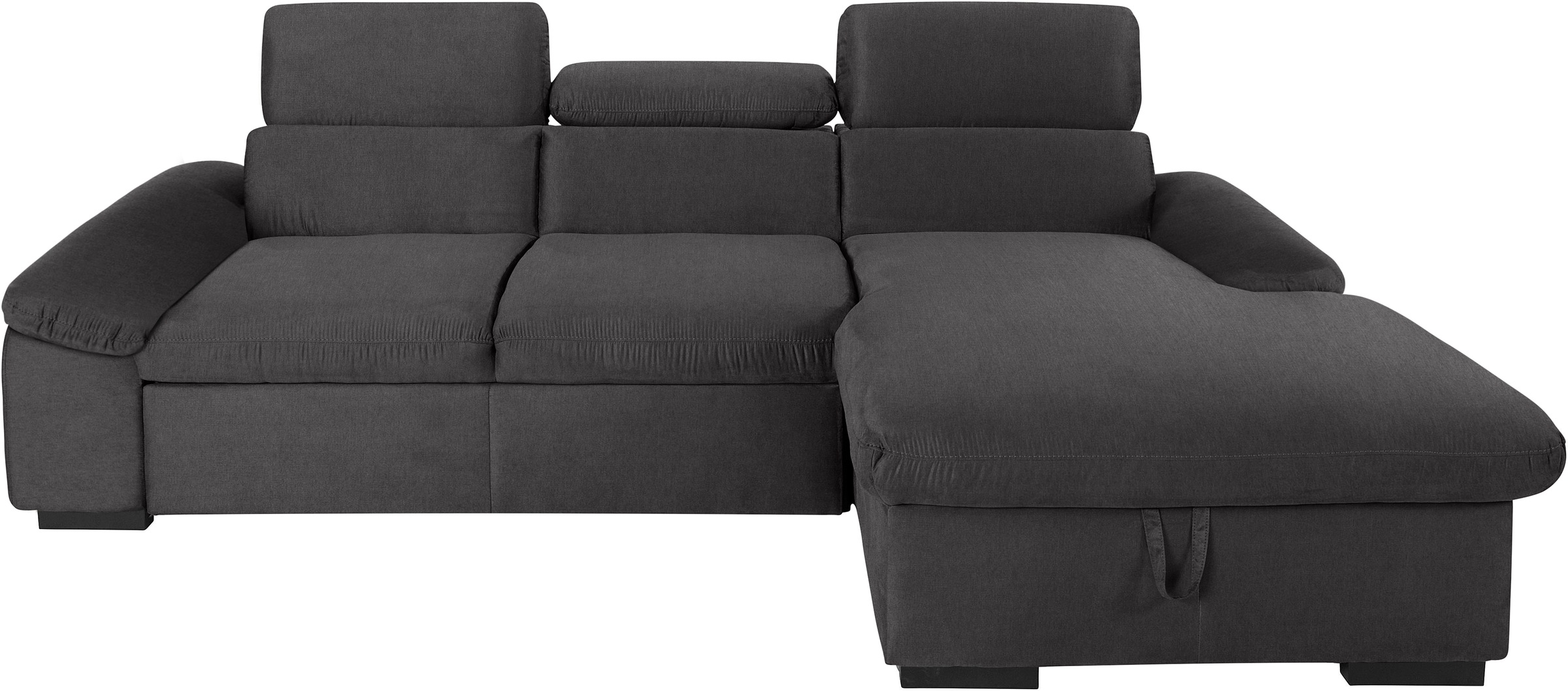 COTTA Ecksofa "Lola L-Form mit Kopfteilfunktion & Hocker" wahlweise mit Bet günstig online kaufen