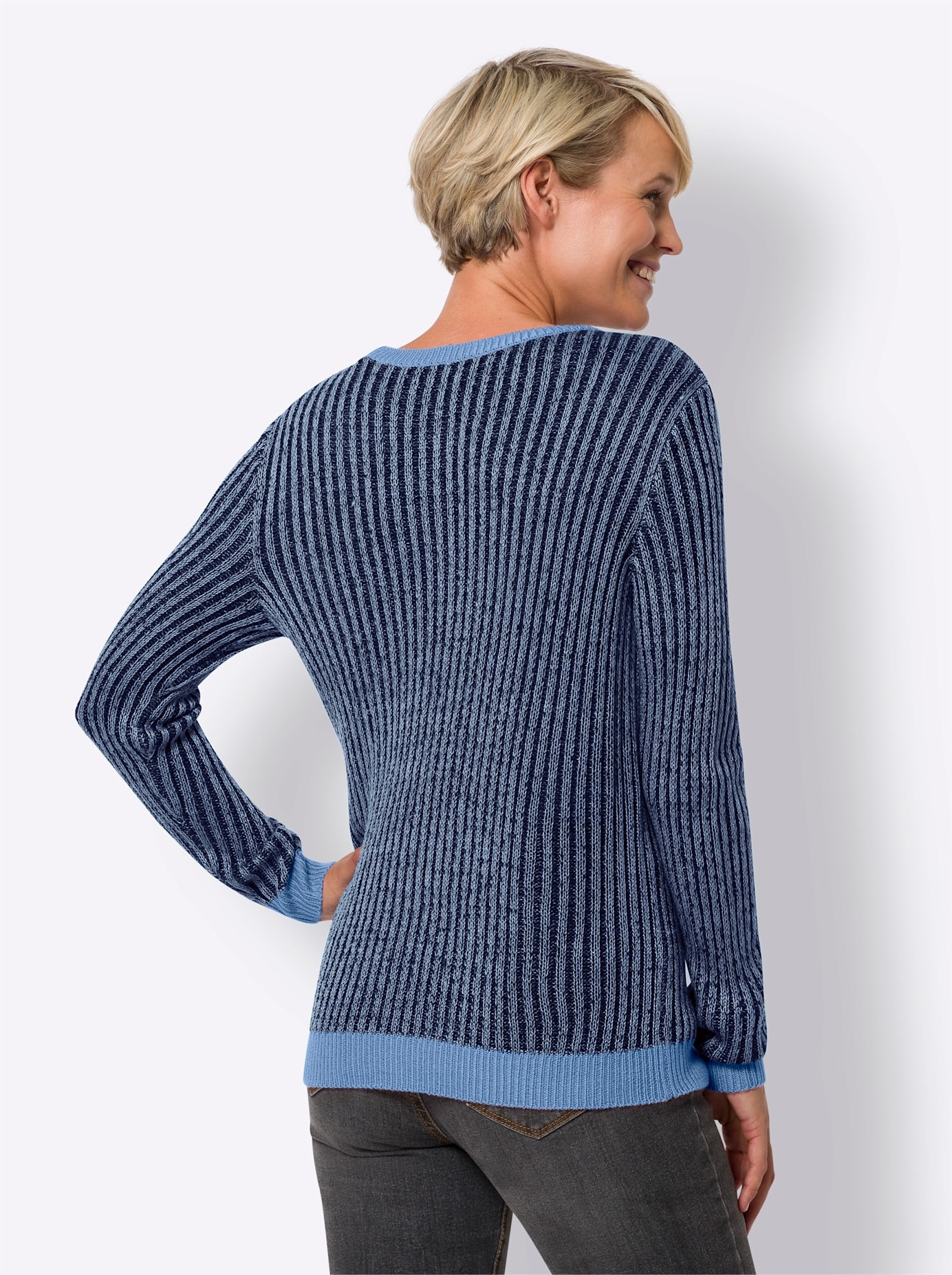 Thumbnail - Classic Basics Strickpullover "Rundhals-Pullover"