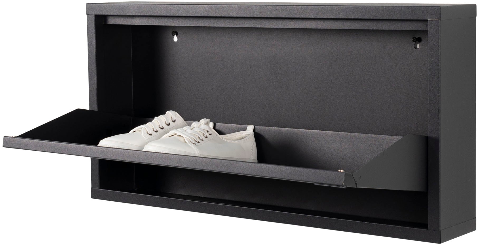 Spinder Design Schuhschrank »Billi Schuhklapper« Metall, Breite 75 cm, Höhe 37,5 cm, 1 Klappen
