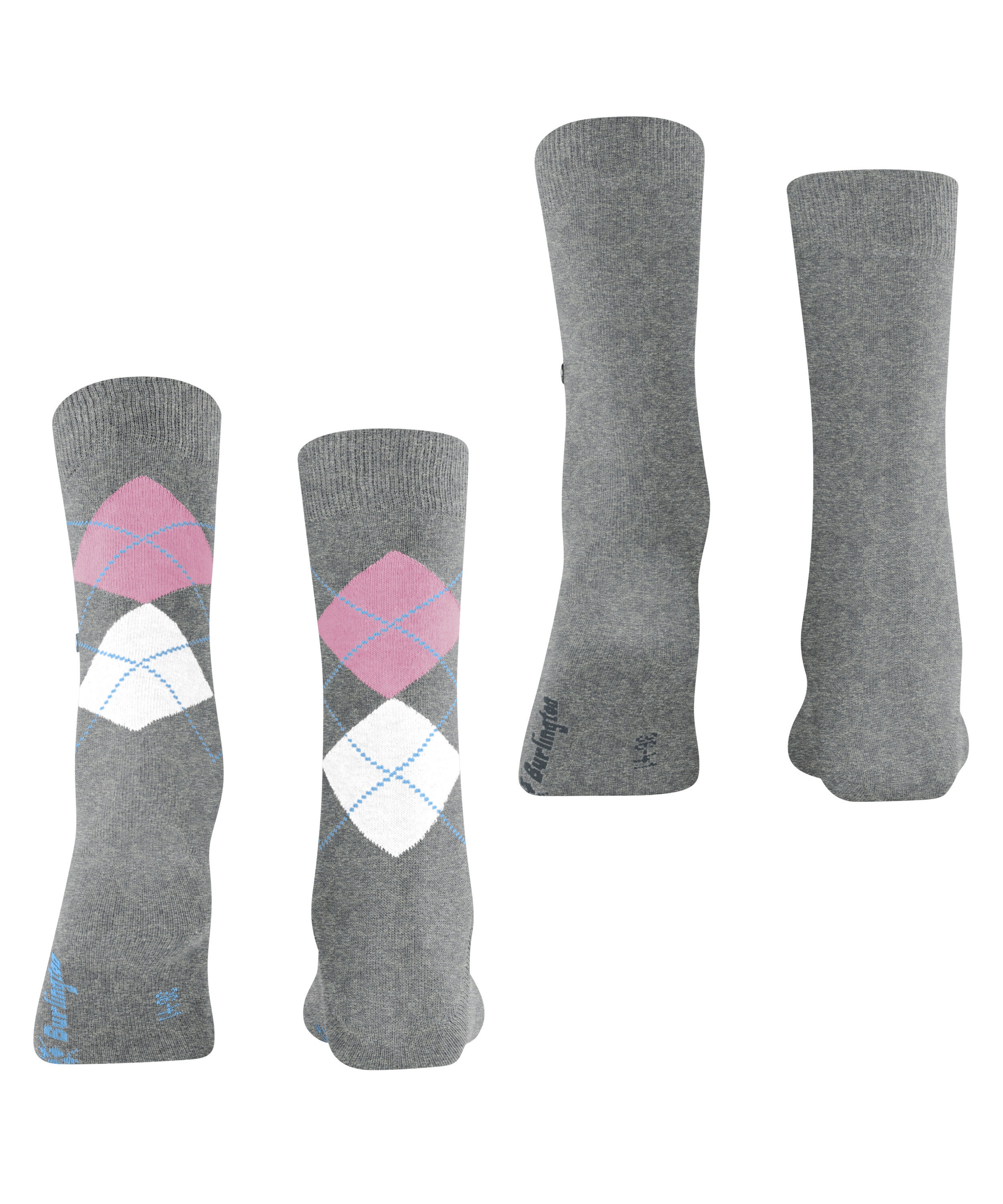 Thumbnail - Burlington Socken "Everyday Mix" 2er Pack, 2 Stk. tlg. aus weicher gekämmter Baumwolle atmungsaktiv
