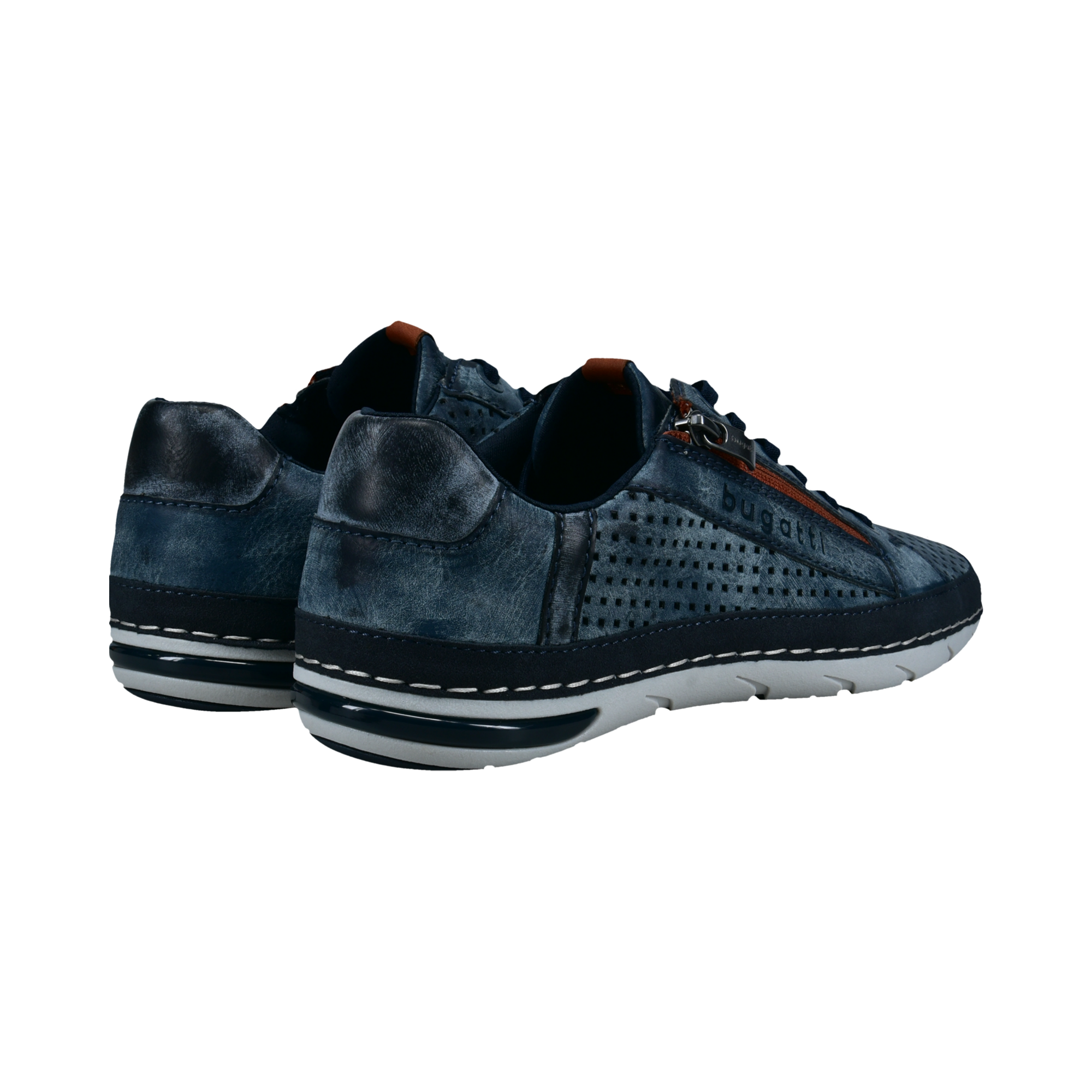 bugatti Sneaker Halbschuh, Freizeitschuh mit praktischem Reißverschluss günstig online kaufen