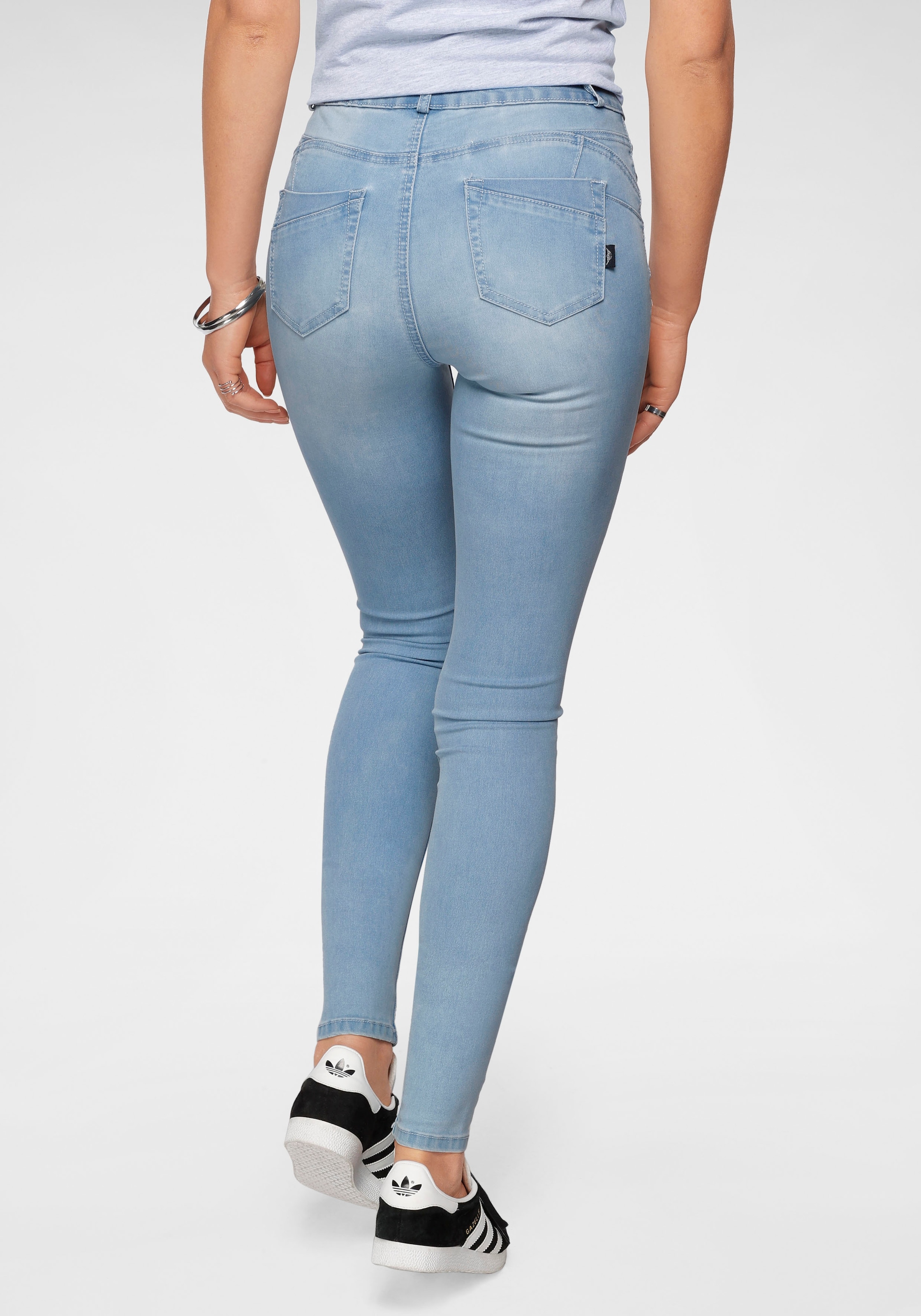 Arizona Skinny-fit-Jeans "Ultra Stretch", skinny-fit, betonte Taille, shaping-Effekt, high Waist