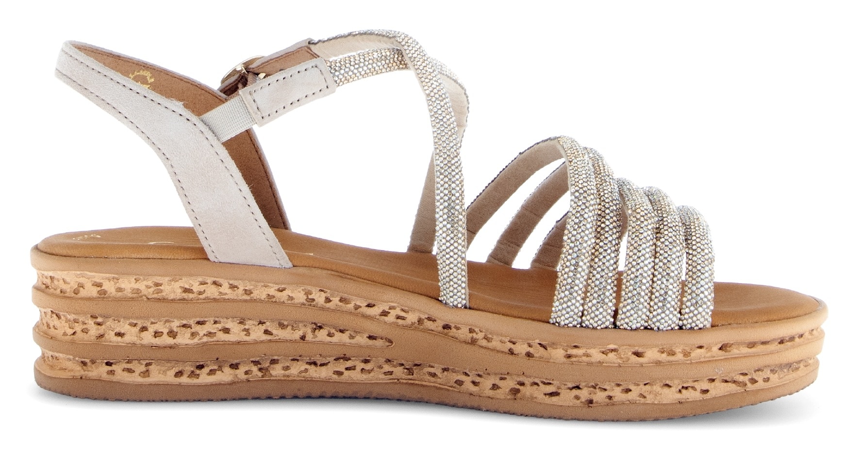 Gabor Keilsandalette, Plateau, Sommerschuh, Riemchensandale mit Best Fitting-Ausstattung