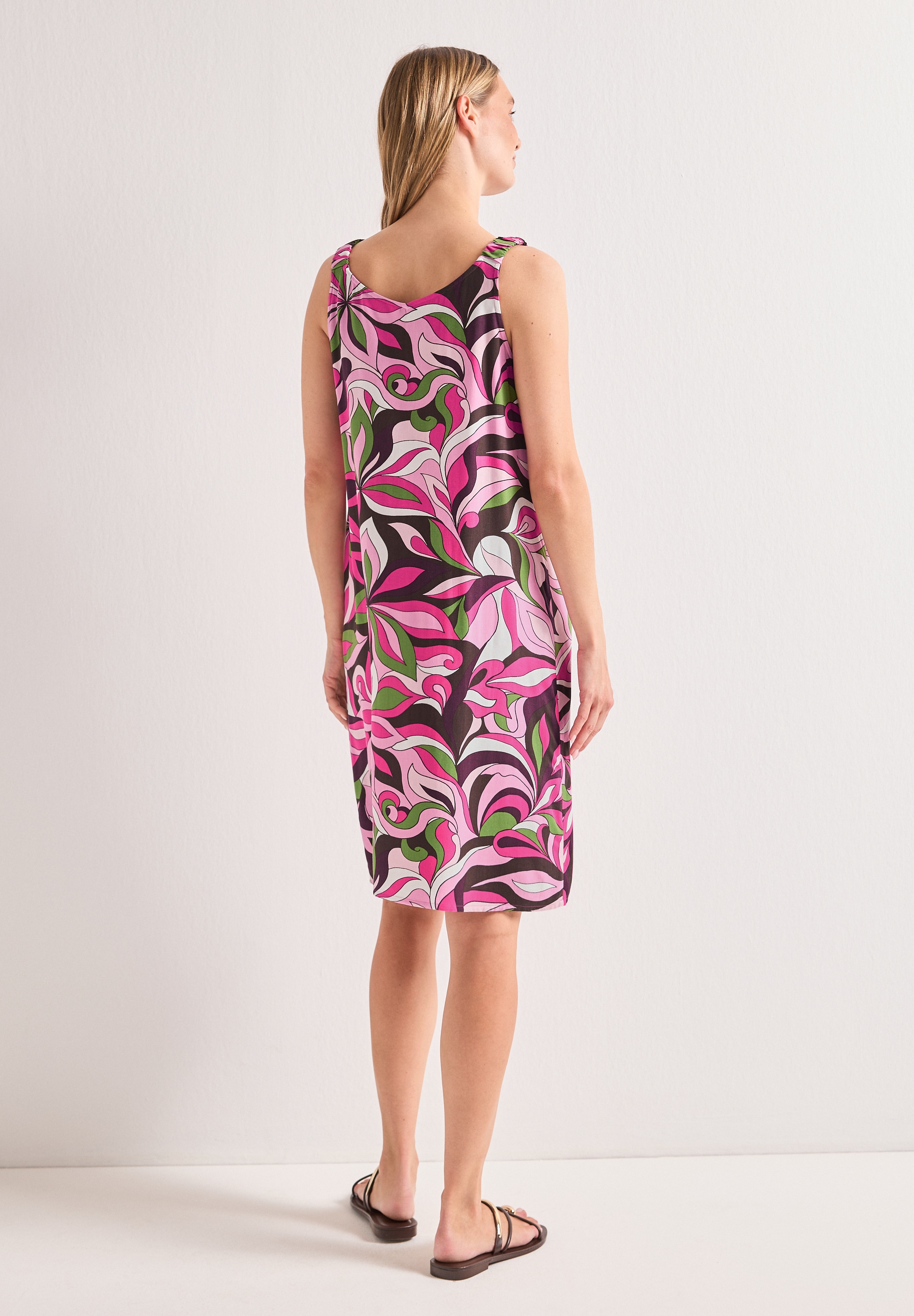 STREET ONE Sommerkleid Ohne Taschen aus Viskose