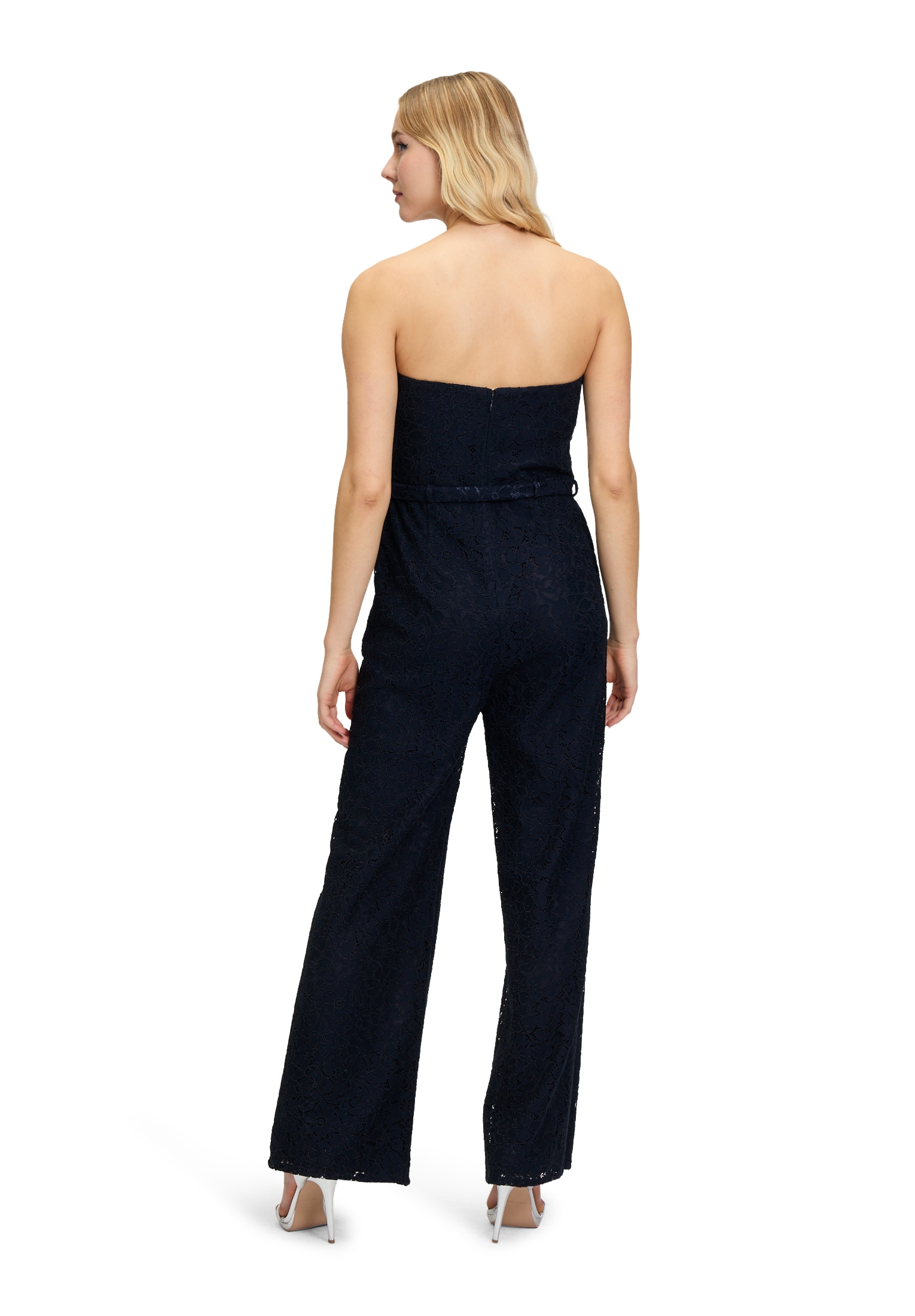 Vera Mont Overall »Vera Mont Jumpsuit mit Spitze«, (1 tlg.), Gürtel