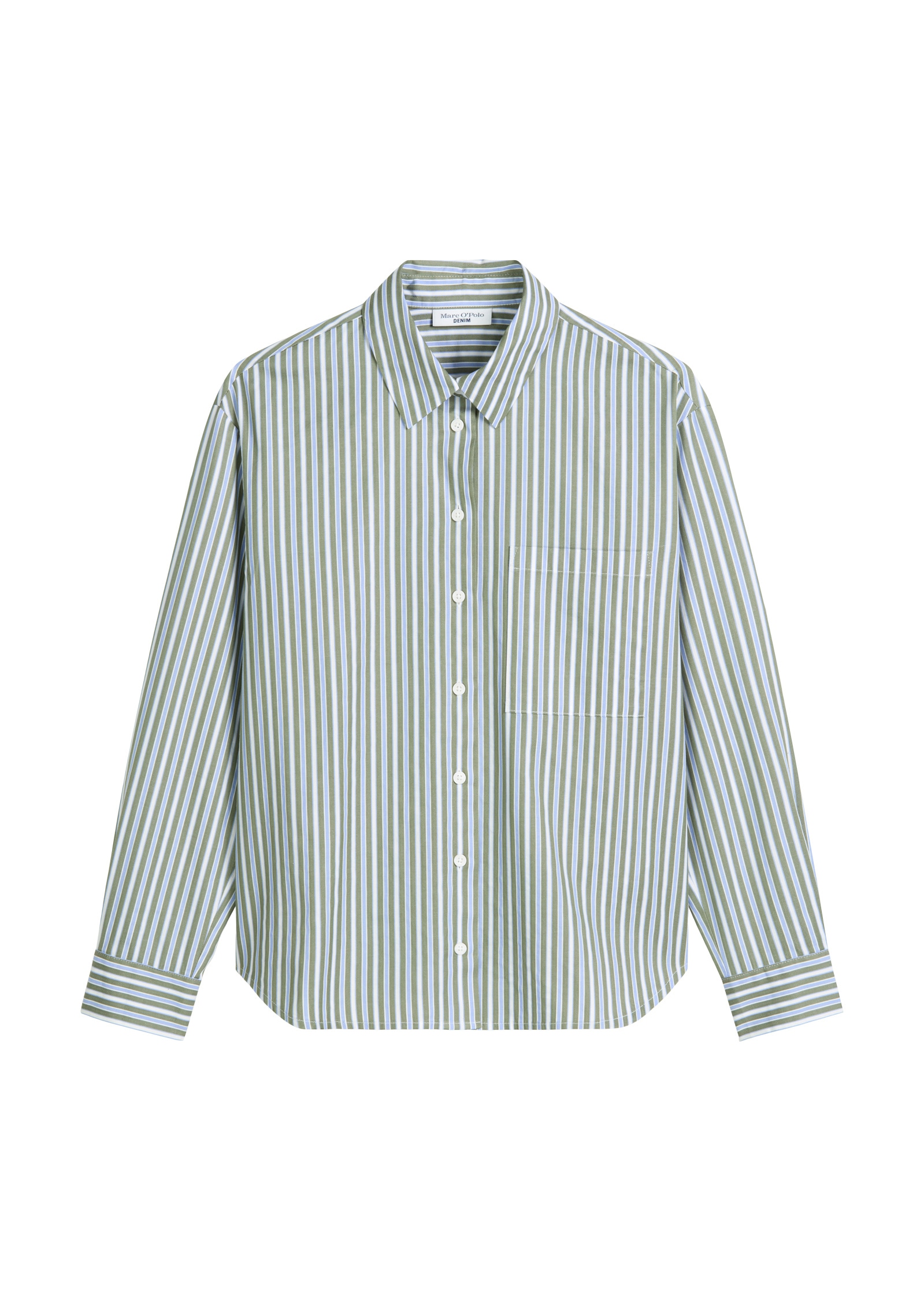 Marc O'Polo DENIM Langarmbluse »aus Baumwoll-Dobby«