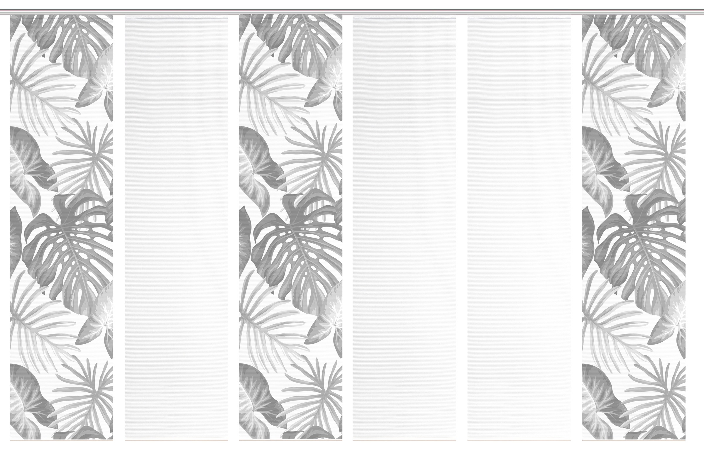 Vision S Schiebegardine "SANJA" Paneelwagen 6 Stk. tlg. Schiebevorhang,Bamb günstig online kaufen