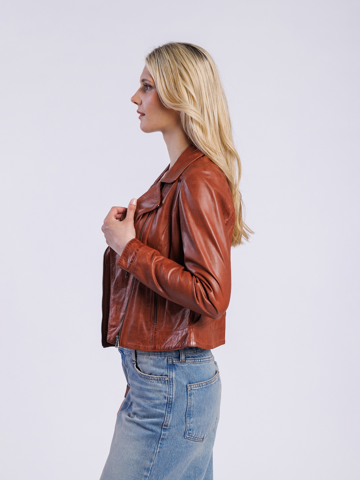 Thumbnail - Freaky Nation Lederjacke "Runa-FN NYC"