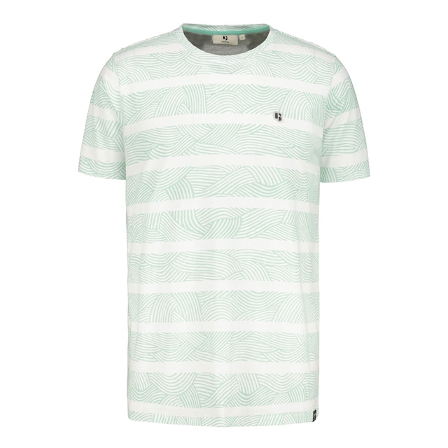 Garcia T-Shirt »AOP stripe«, (1 tlg.), Logoprägung an der Brust ▷ kaufen |  BAUR