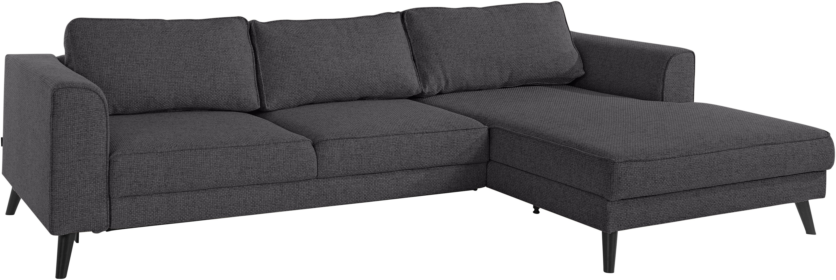 Thumbnail - Home affaire Ecksofa "Lumber Jack, elegant und bequem, Breite 280, hoher Fuß, L-Form" in moderner Optik