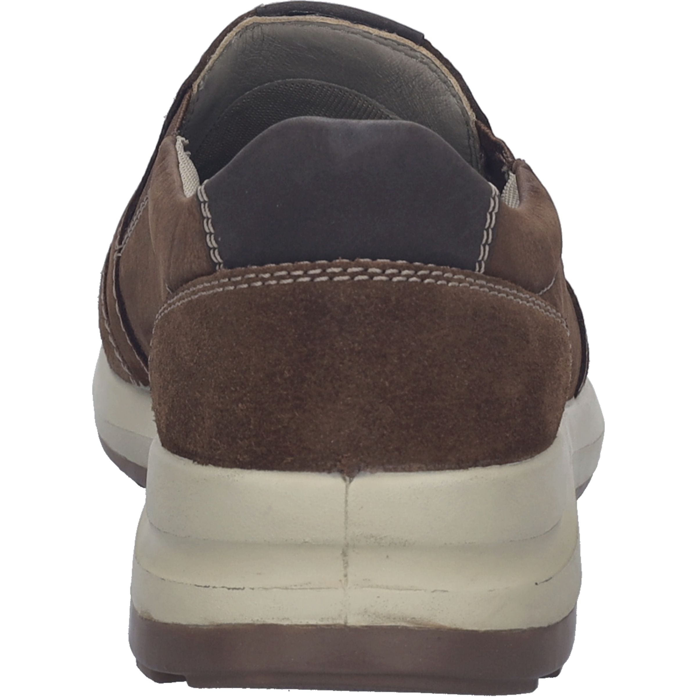 Slipper JOSEF SEIBEL "Marley 52", Herren, Gr. 43, braun kombiniert, Nubukleder, Veloursleder, Schuhe Slipper, Sneaker, Schlupfschuh mit wasserabweisender TEX-Ausstattung, G-Weite 3