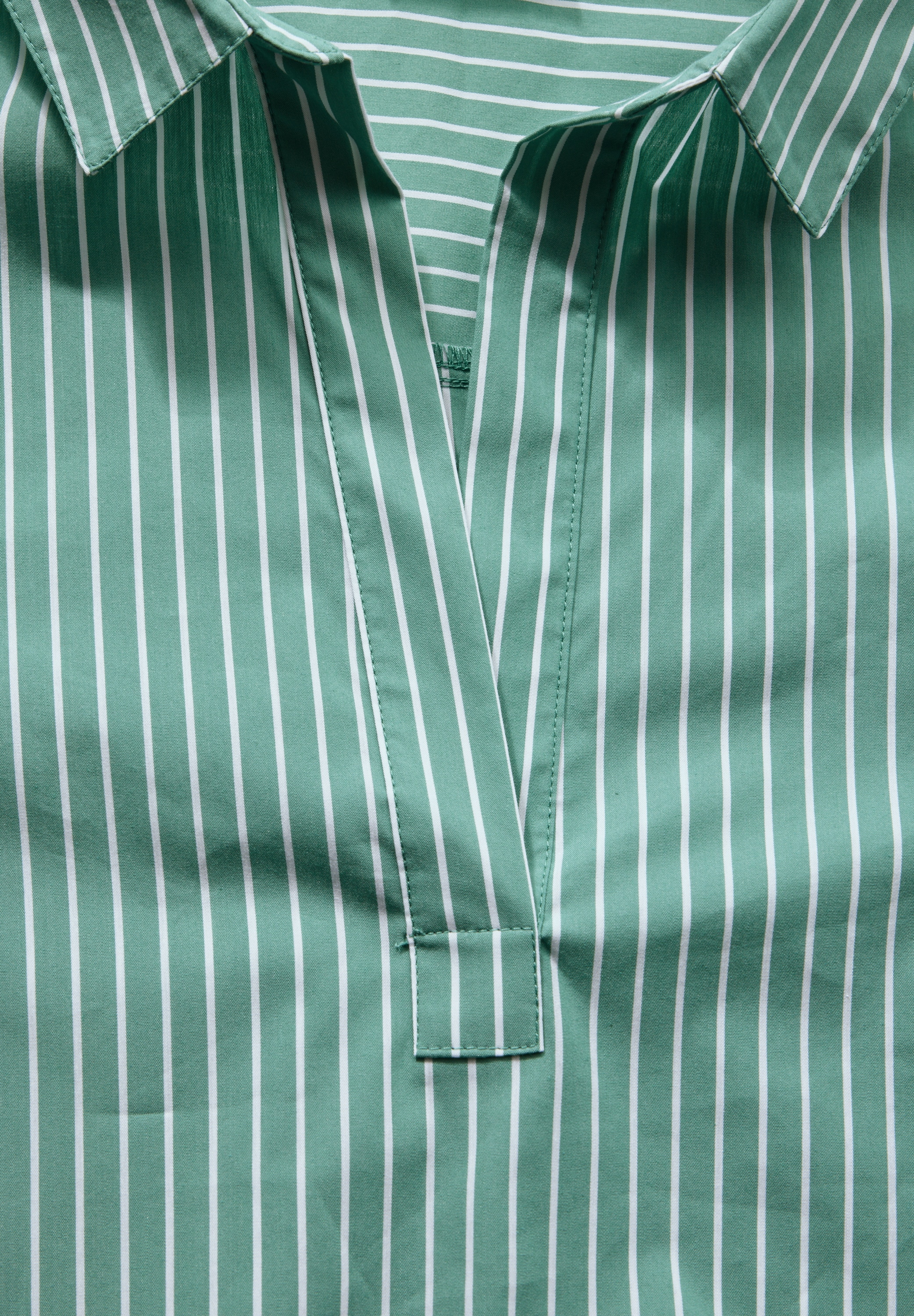 STREET ONE Longbluse, aus Baumwolle mit Stretchanteil