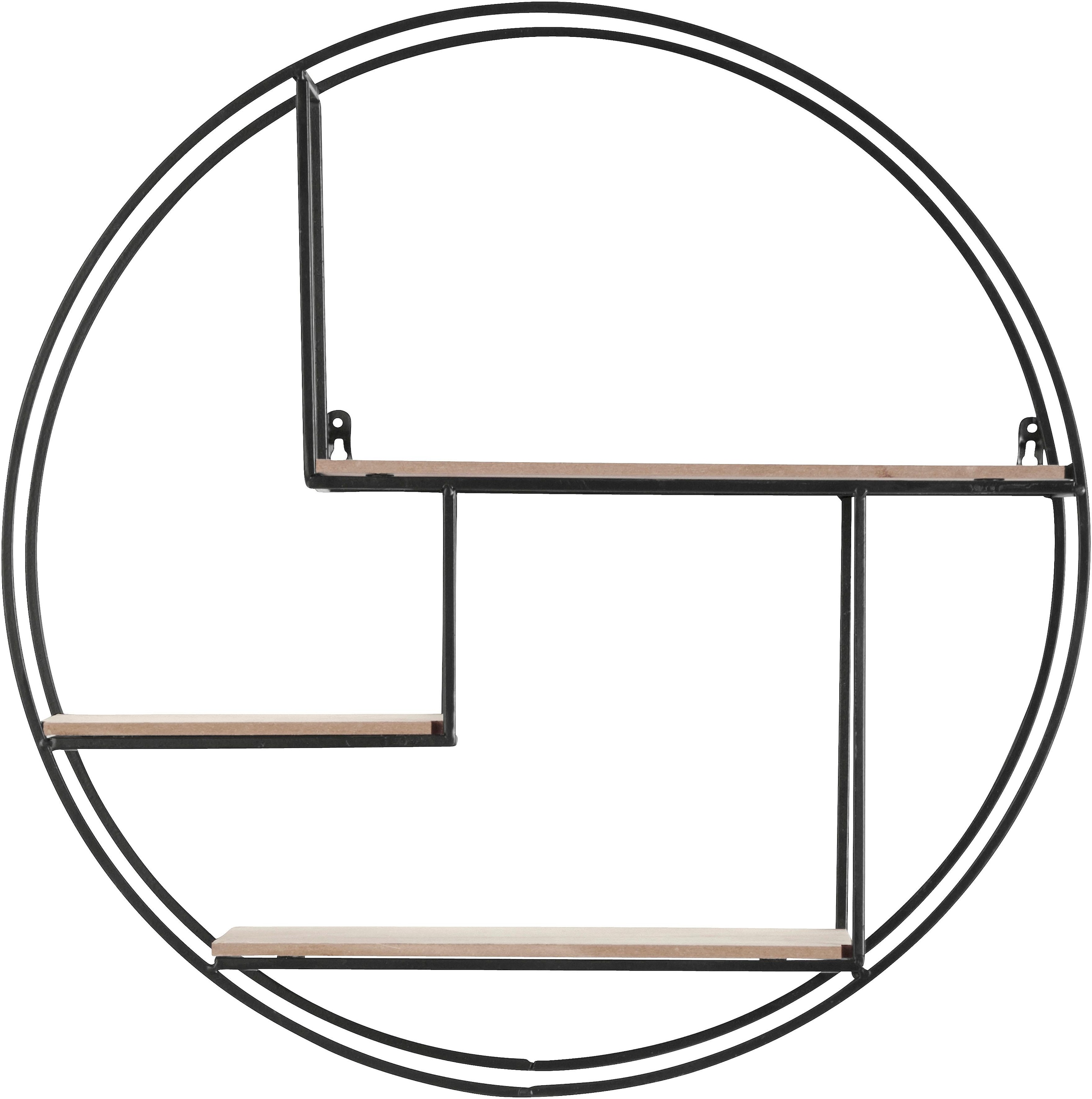 andas Deko-Wandregal »Kreis«, aus Metall