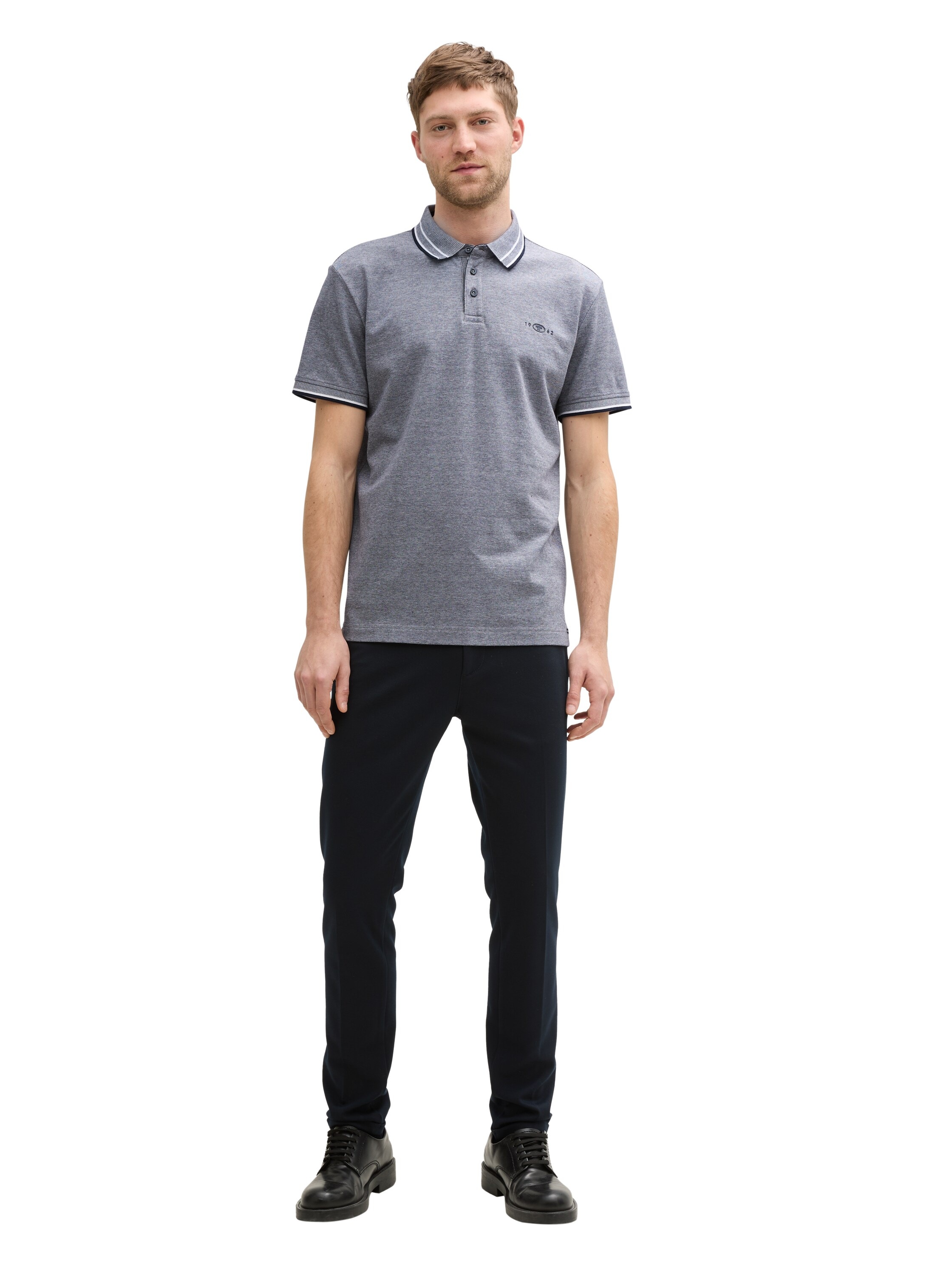 TOM TAILOR Poloshirt, mit Logo Stickerei