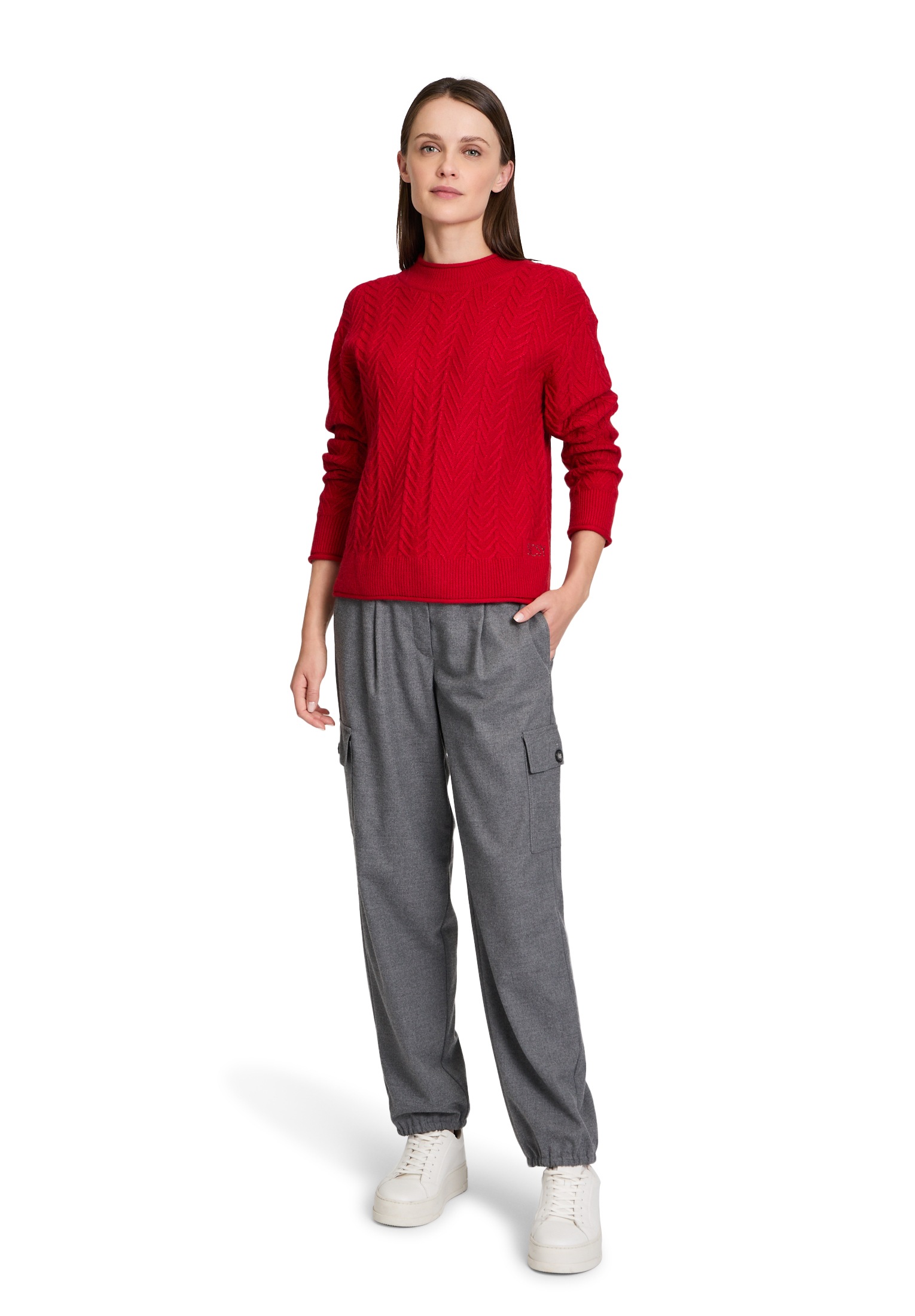 Betty Barclay Strickpullover »Betty Barclay Damen Grobstrick-Pullover mit Struktur«, (1 tlg.), Struktur