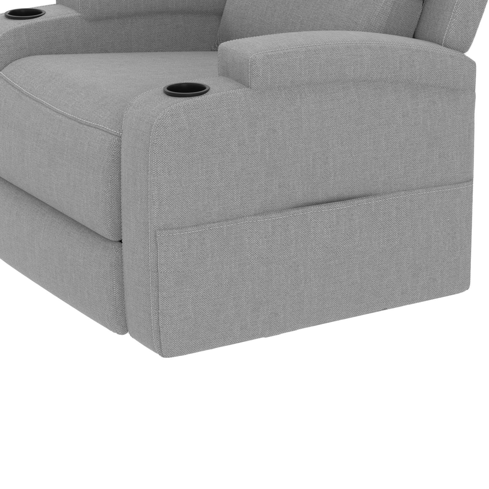 Home affaire 3-Sitzer »Napori«, Kinosofa mit 2 x Relaxfunktion und Getränkehalter