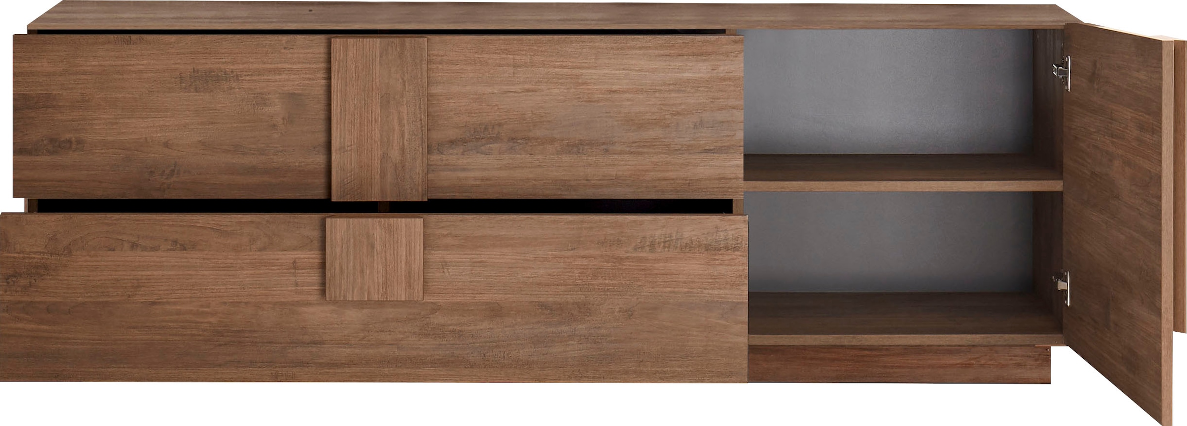 INOSIGN Lowboard »Jupiter, TV-Bank«, Breite 181 cm mit 2 Schubkästen