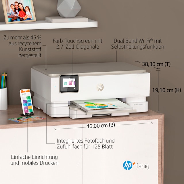 HP Multifunktionsdrucker »Envy Inspire 7220e«, HP+ Instant Ink kompatibel |  BAUR