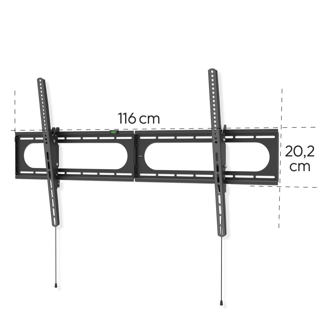 Hama TV-Wandhalterung »Halterung neigbar, 94 - 304,8 cm (37" - 120"),43", 50", 55", 65", 75"«, bis 305 cm Zoll