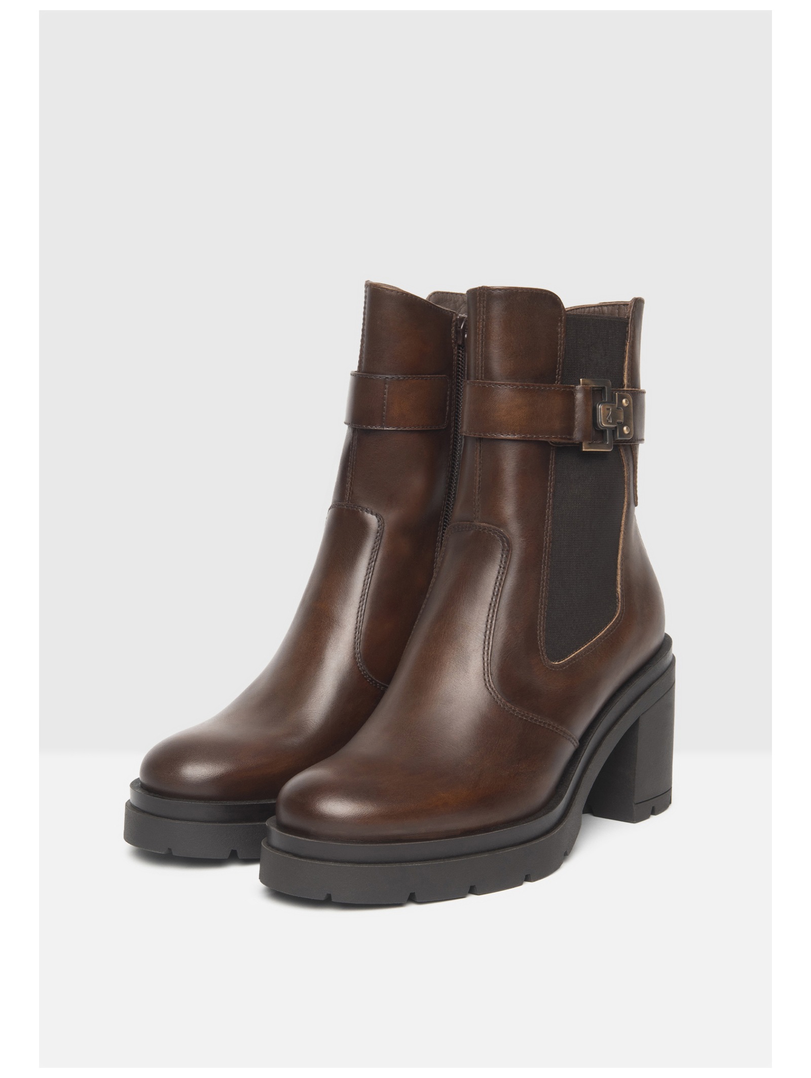 Nero Giardini High-Heel-Stiefelette »Nero Giardini Stiefelette Leder/Textil«
