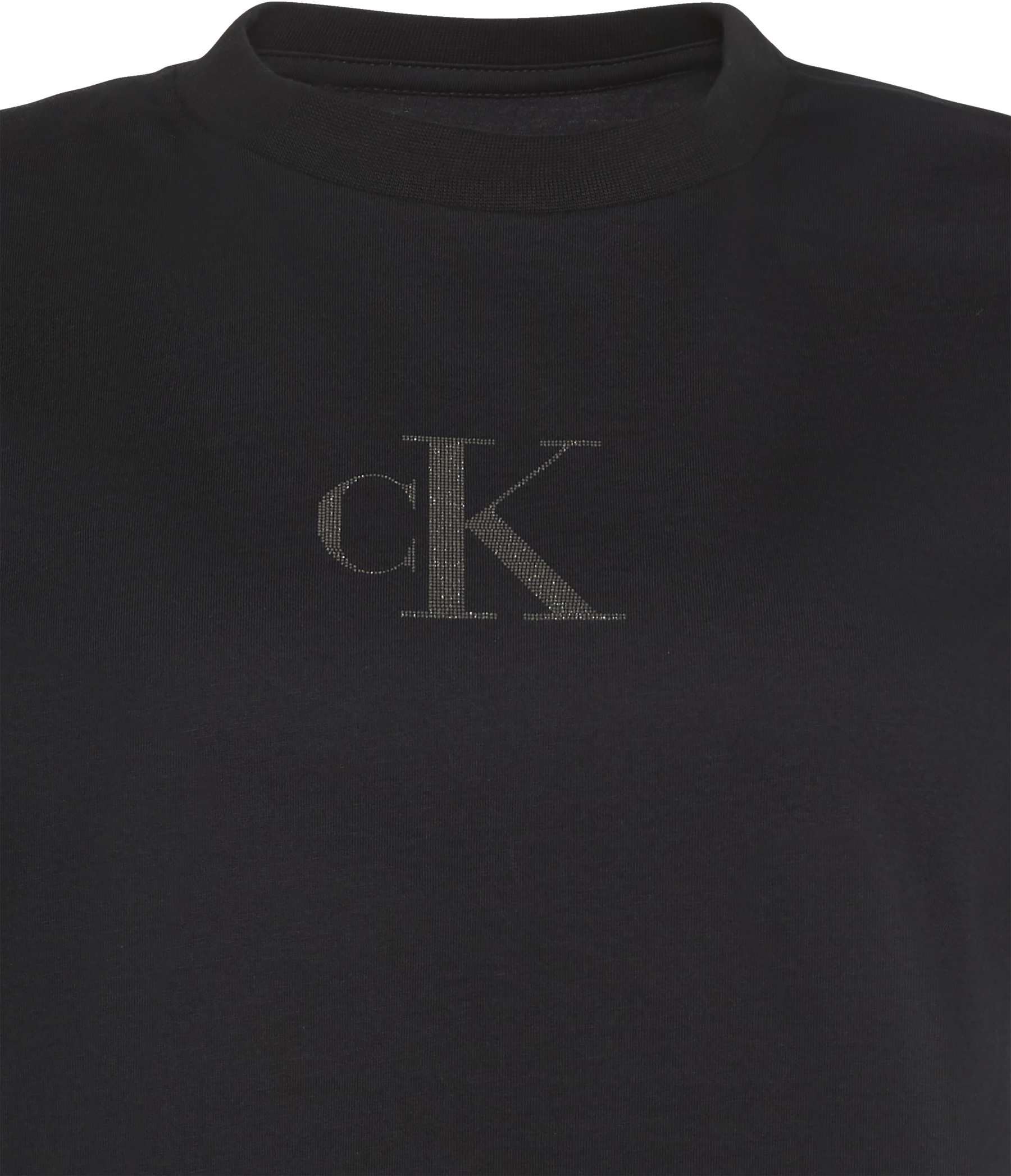 Calvin Klein Jeans T-Shirt Regular Fit, glänzender Logodruck, Rundhalsausschnitt