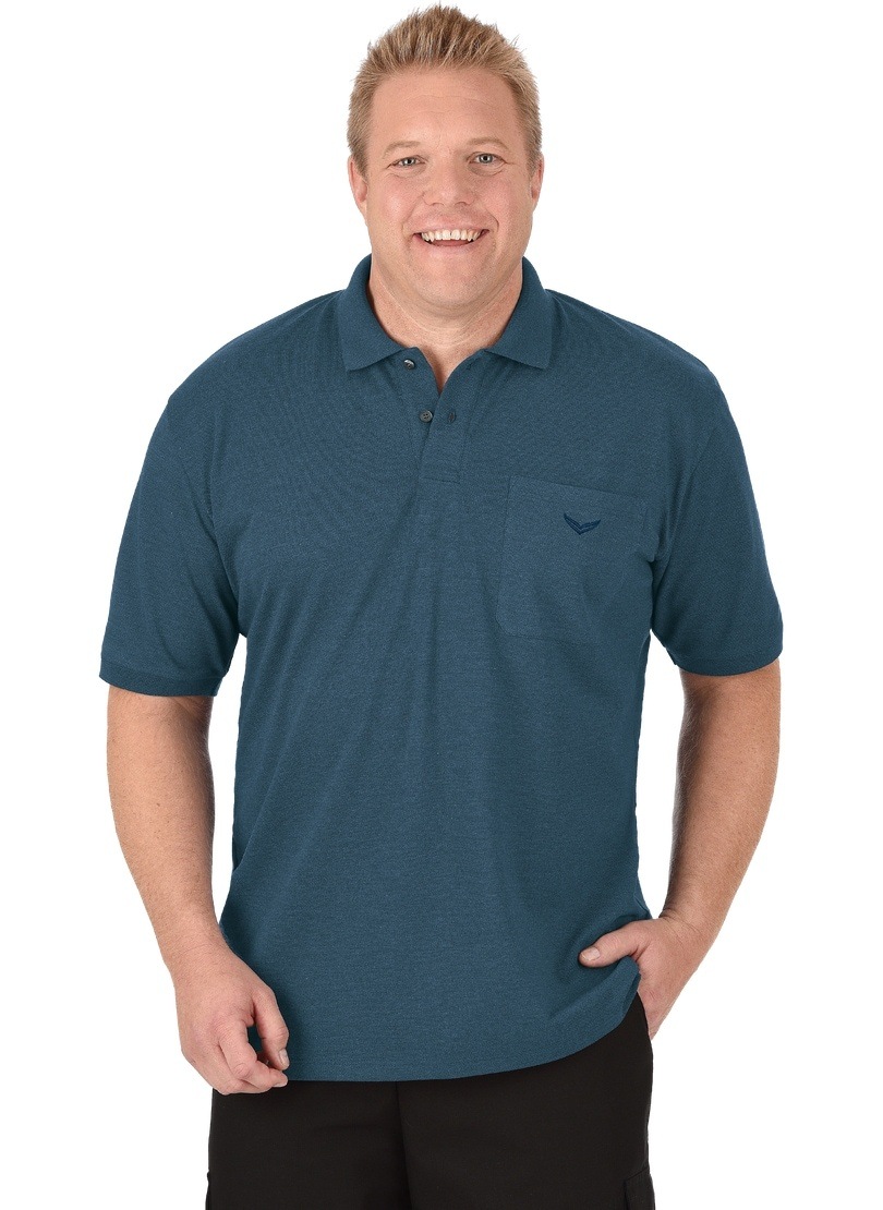 Thumbnail - Trigema Poloshirt "TRIGEMA Polohemd mit Brusttasche" 1 Stk. tlg.