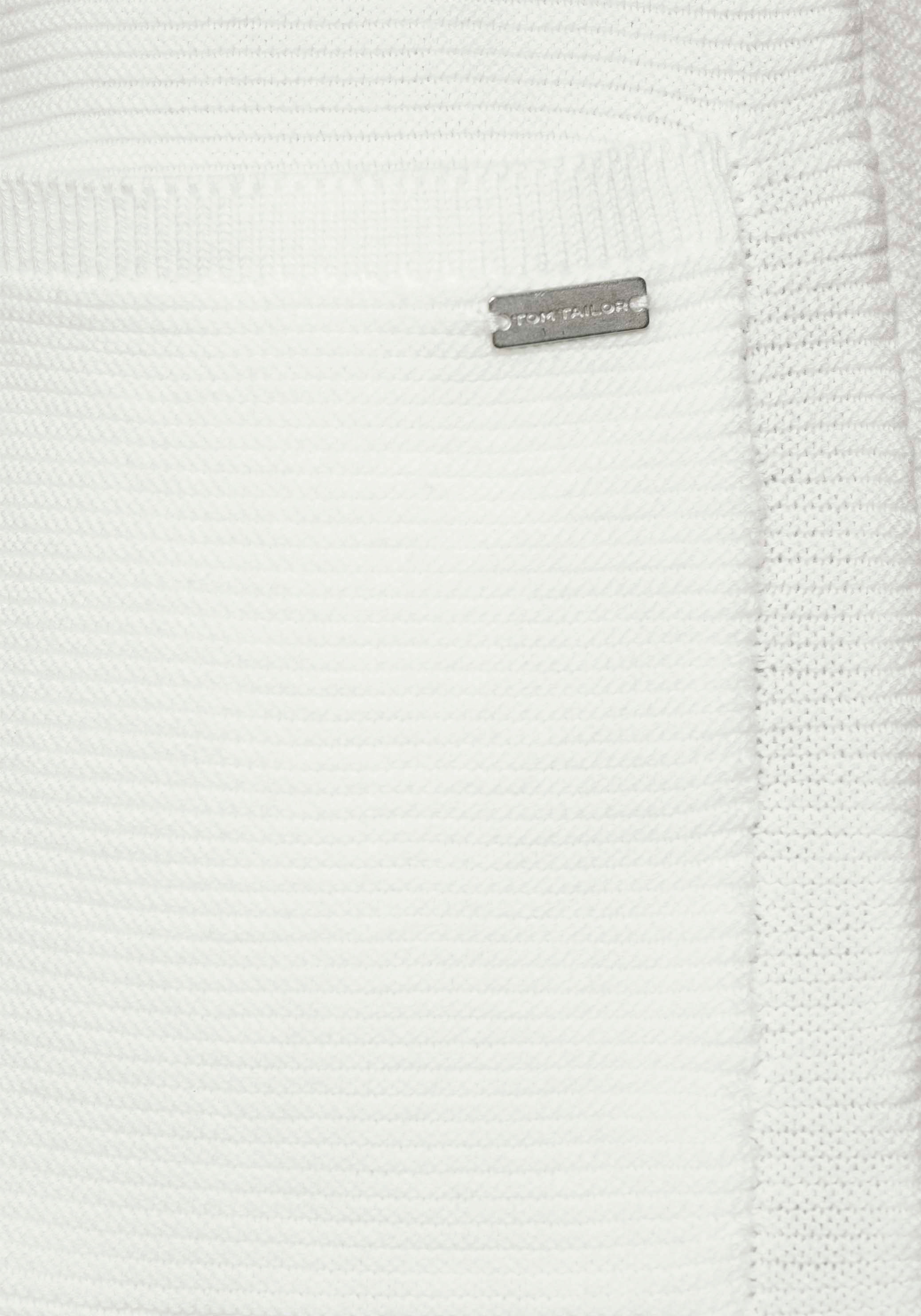 TOM TAILOR Longstrickjacke aus Rippstrick mit aufgesetzten Taschen günstig online kaufen