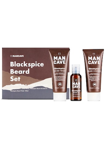 MAN CAVE Bartpflege-Set »Blackspice Beard Set«, (3 tlg.) kaufen