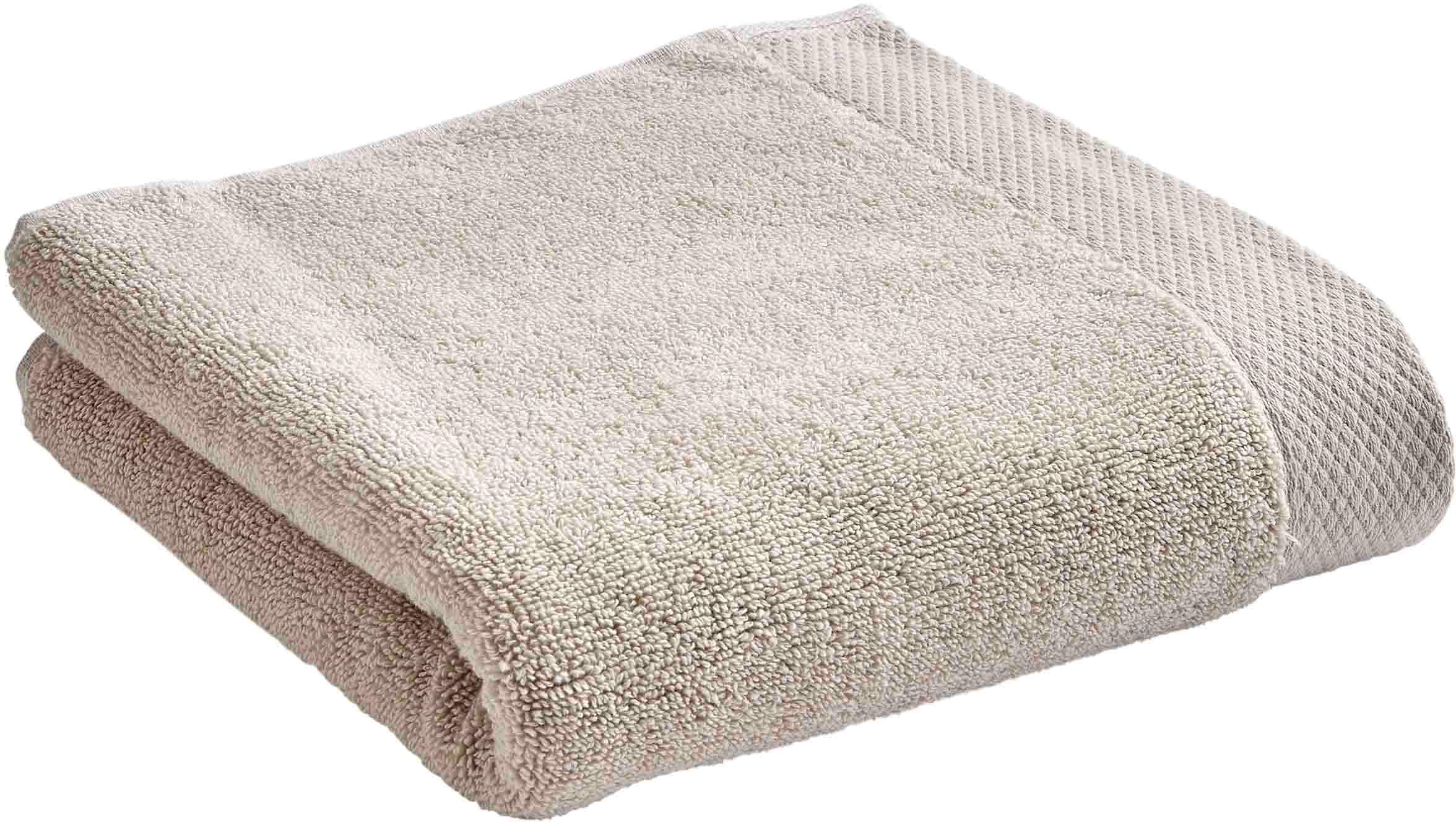 Gästehandtücher CHRISTY, B:40cm L:76cm, grau, Walkfrottier, Obermaterial: 100% Baumwolle, Handtücher, "LUXE", Luxus Gästetücher in Premium Qualität