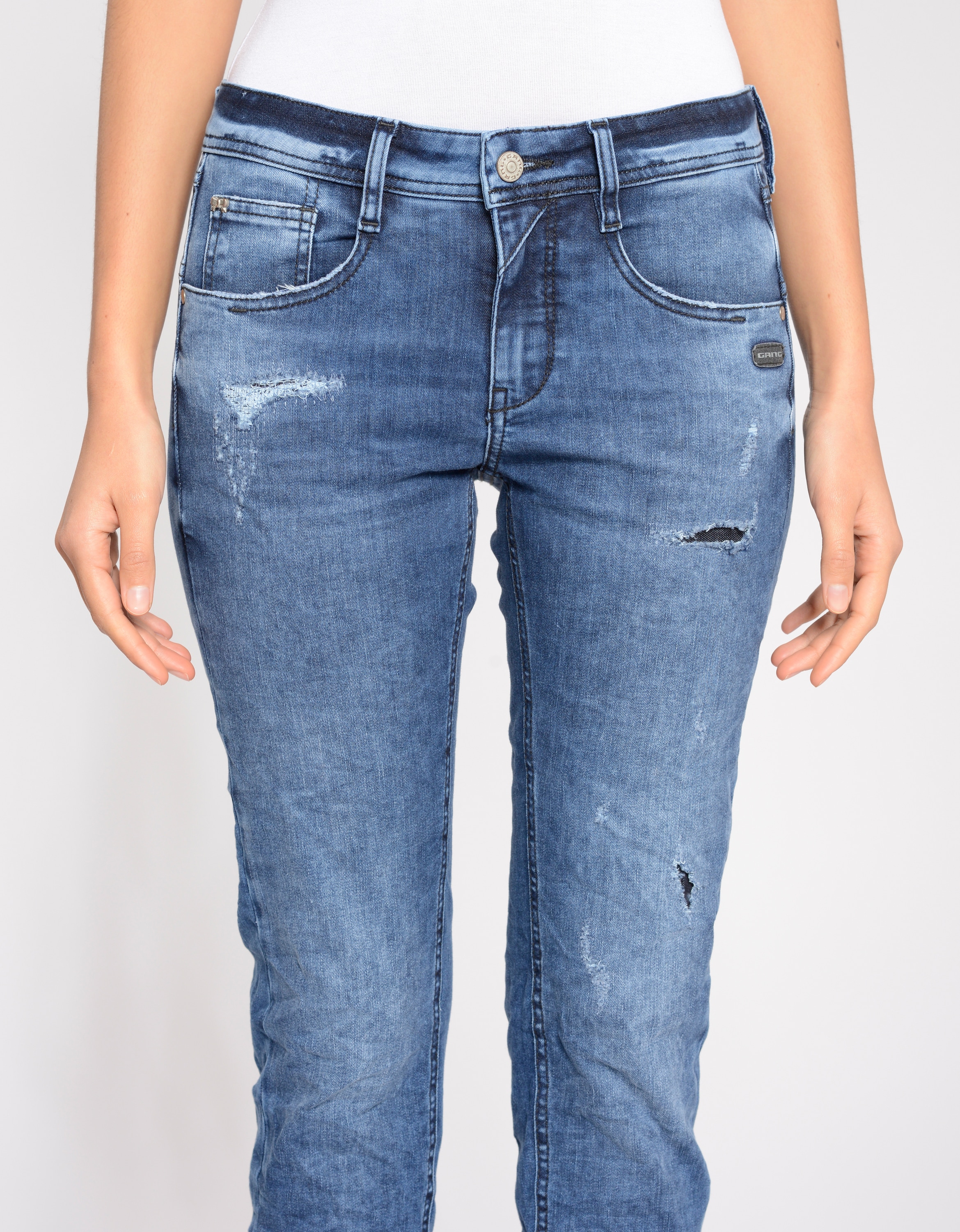 GANG Relax-fit-Jeans »GANG Jeans Relaxed Fit 94AMELIE CROPPED«