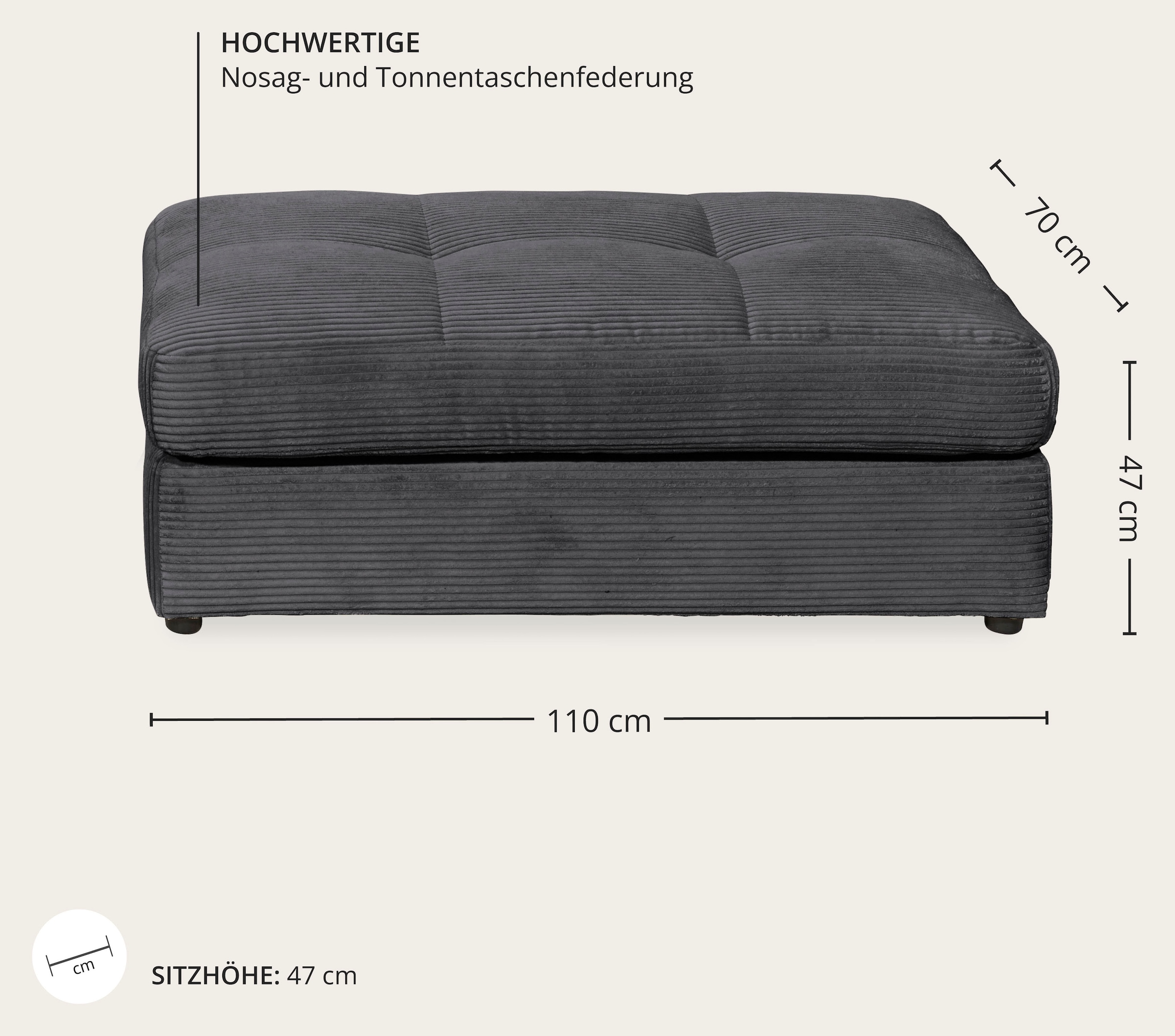 ED EXCITING DESIGN 3-Sitzer