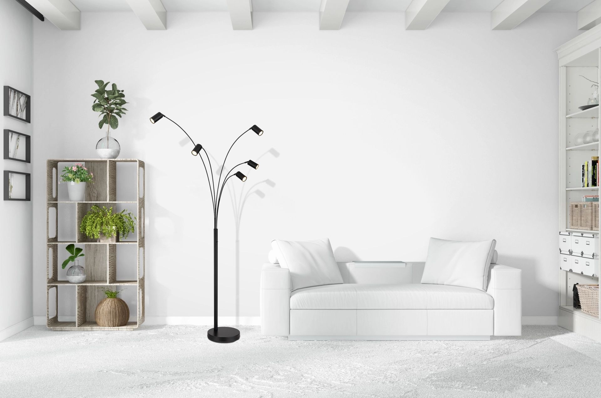 GLOBO LIGHTING Stehlampe »ROBBY«, Leuchtmittel GU10 | ohne Leuchtmittel, Wippschalter am Artikel
