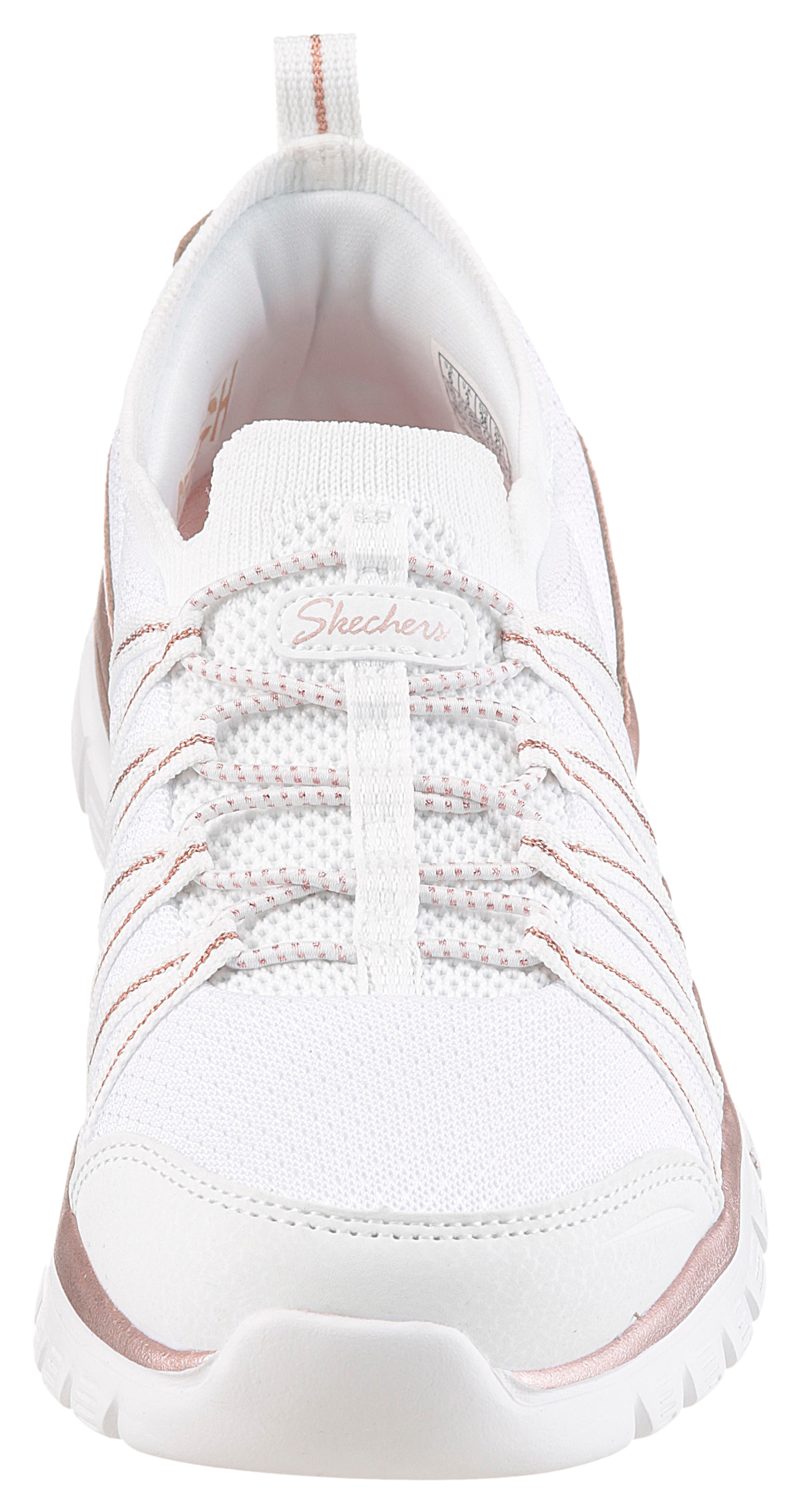 Skechers Slip-On Sneaker »GRACEFUL-PURECRUSH«, Freizeitschuh mit elastischem Einstieg