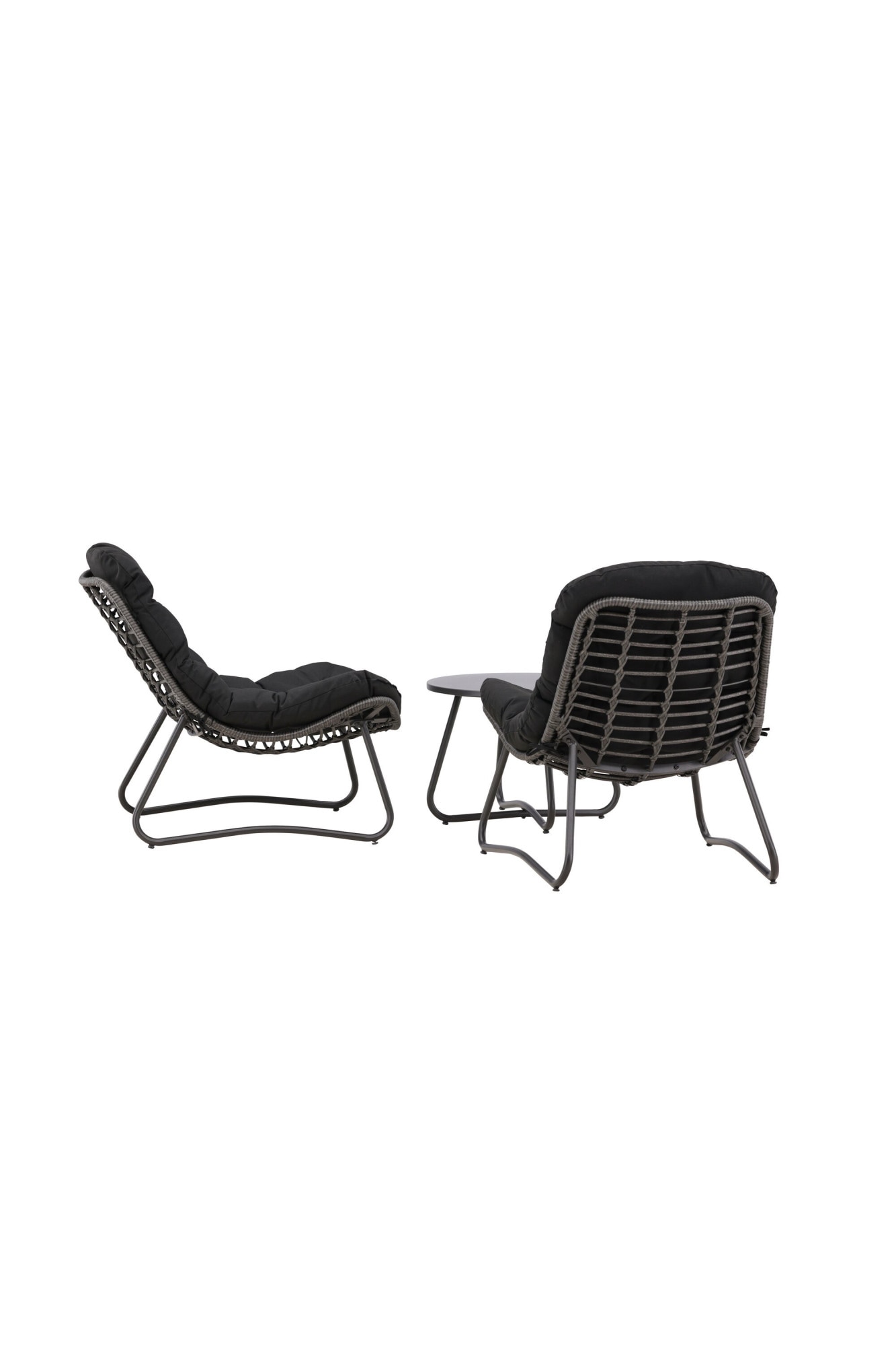 Venture Home Gartenlounge-Set »Cala, großzügiges Outdoor-Set für hohen Sitzkomfort« 3 tlg. Loungemöbel rund, Stoffbezug, angenehm, weich