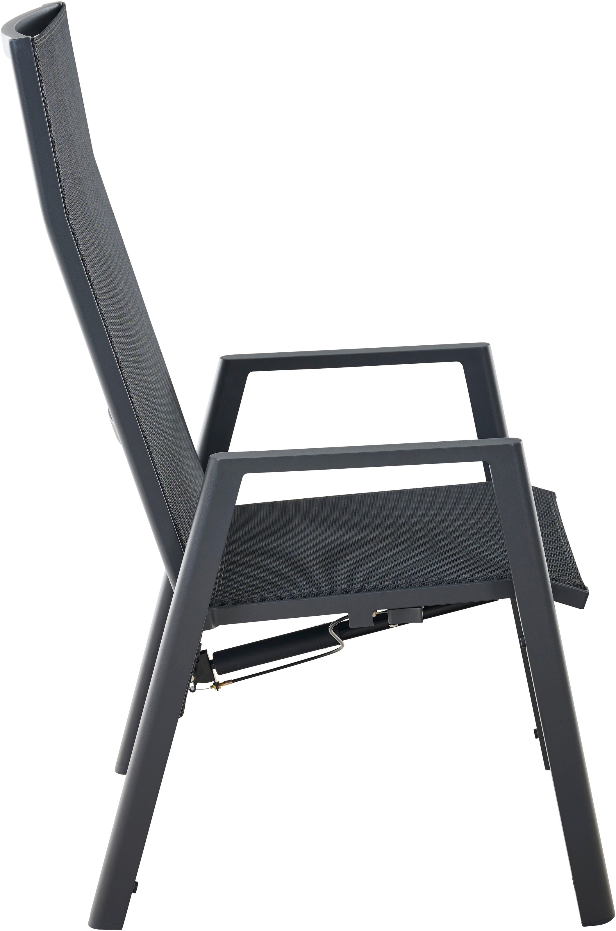 Siena Garden Gartensessel »BOLOGNA Move Sessel, anthrazit« Aluminiumgestell, Ranotex® Bezug