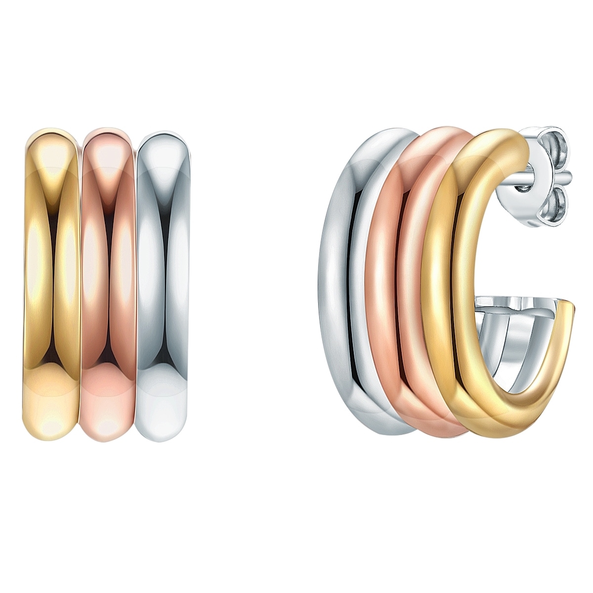 Rafaela Donata RD7717 Hoop Earrings Silver