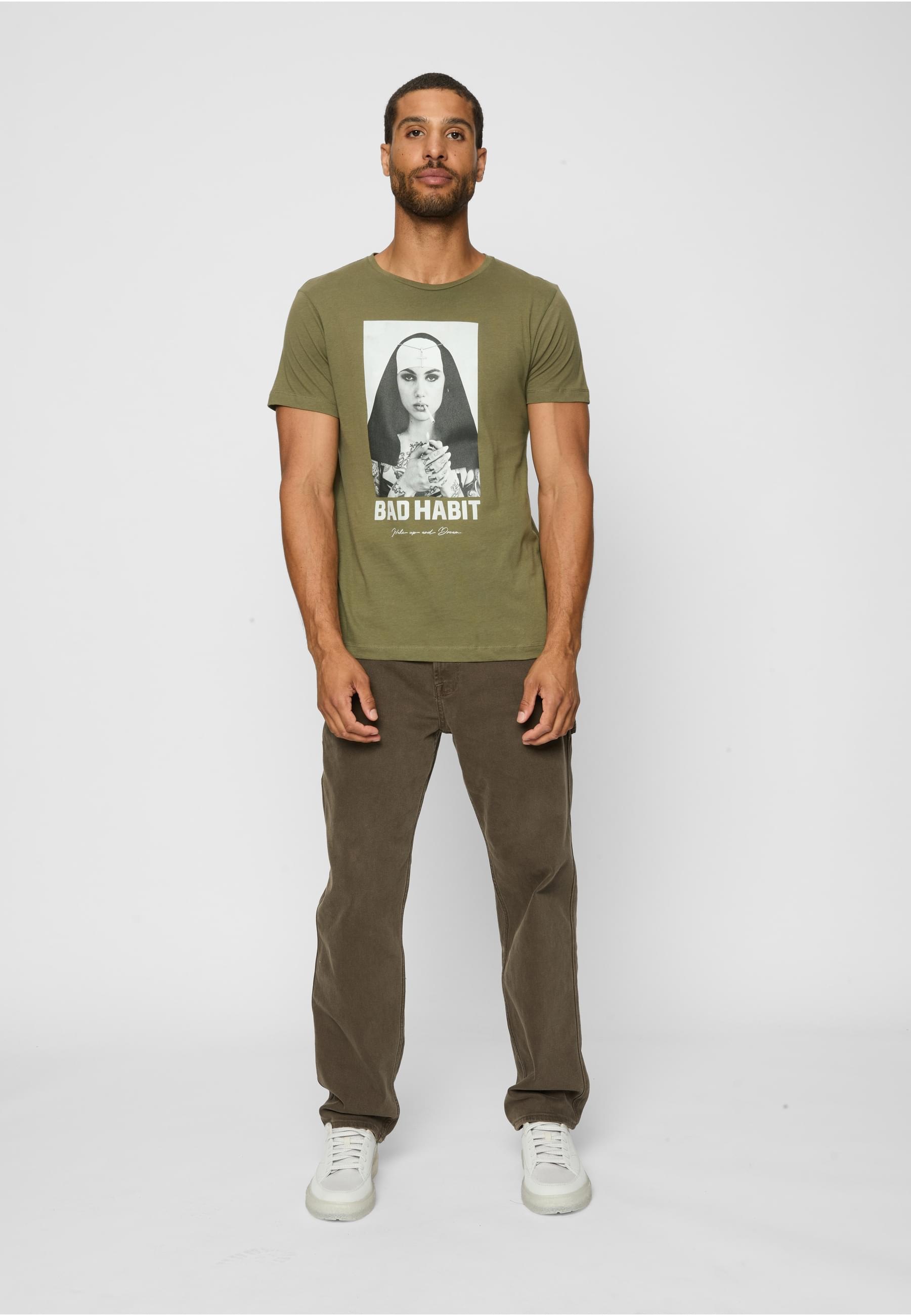 MisterTee Kurzarmshirt »MisterTee Herren Bad Habit Tee«, (1 tlg.)