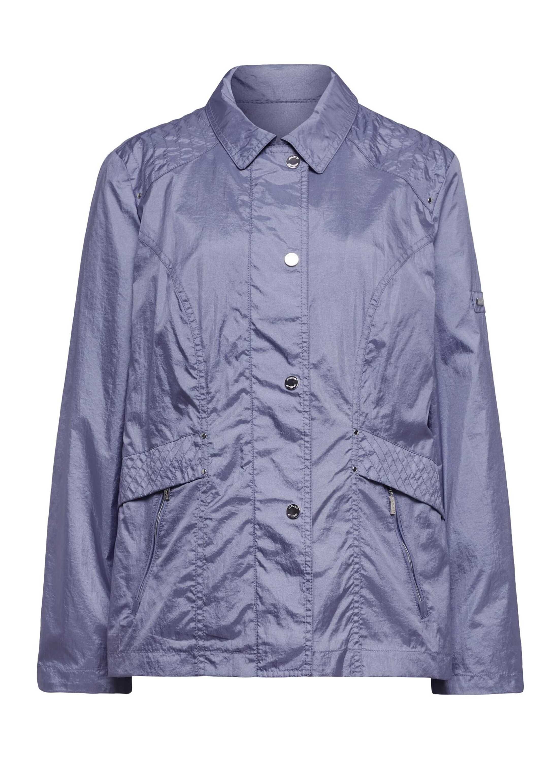 GOLDNER Damen Kurzjacke "Jacke", blau, Gr. 50, Obermaterial: 100% Polyamid PA., Jacken, Ohne