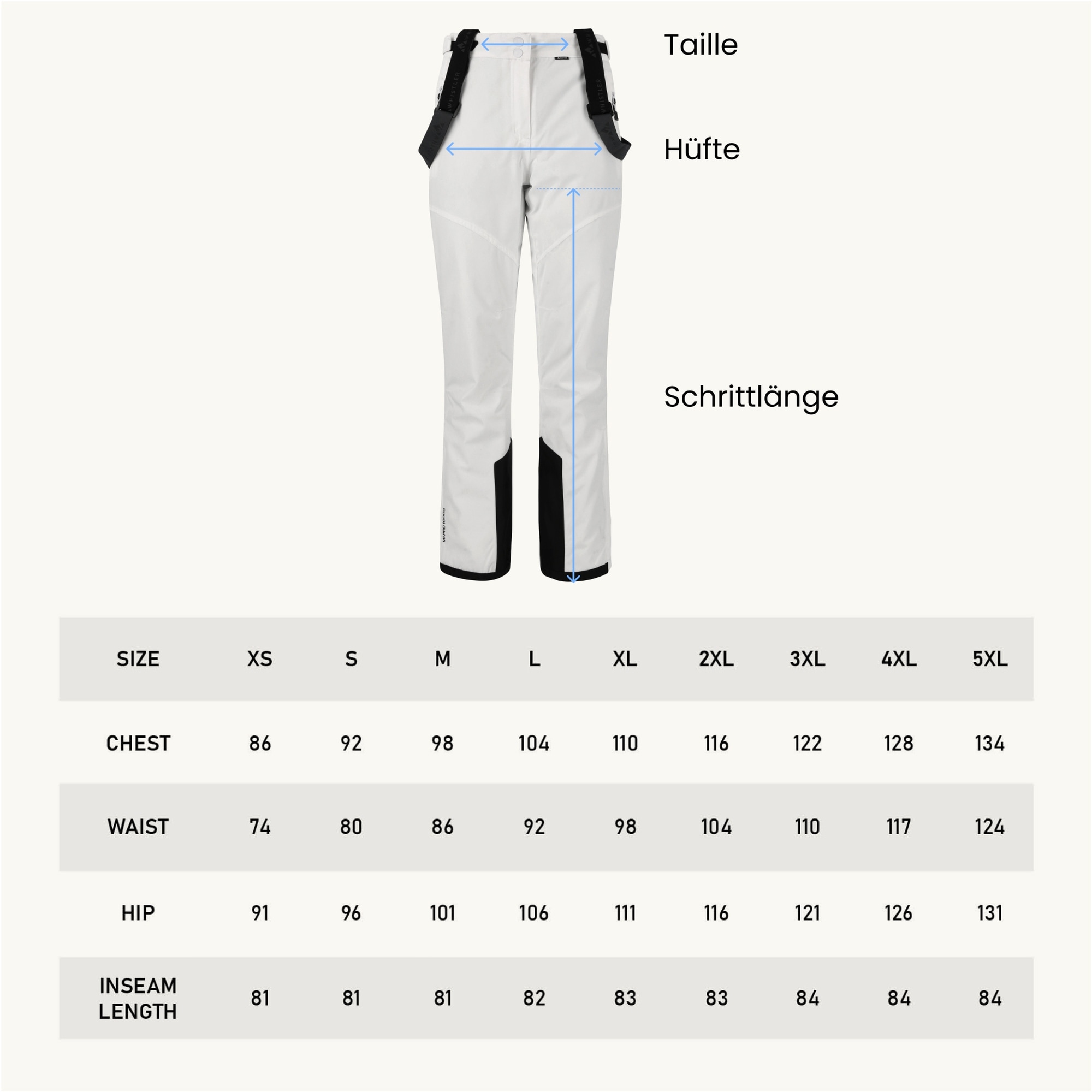 WHISTLER Skihose »Drizzle«, mit wasserabweisender Membran