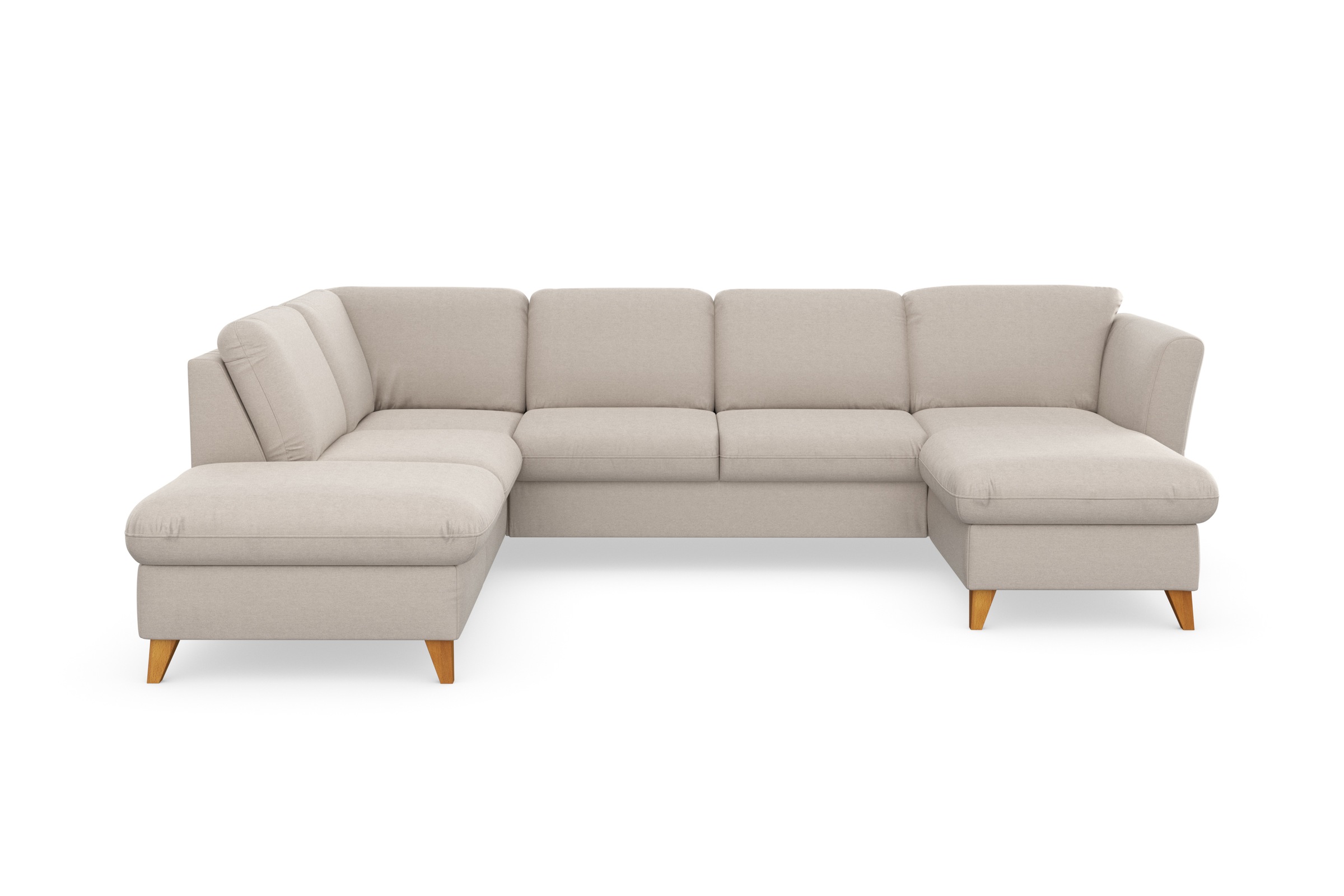 Home affaire Wohnlandschaft "Trelleborg U-Form" Federkern-Polsterung, wahlw günstig online kaufen