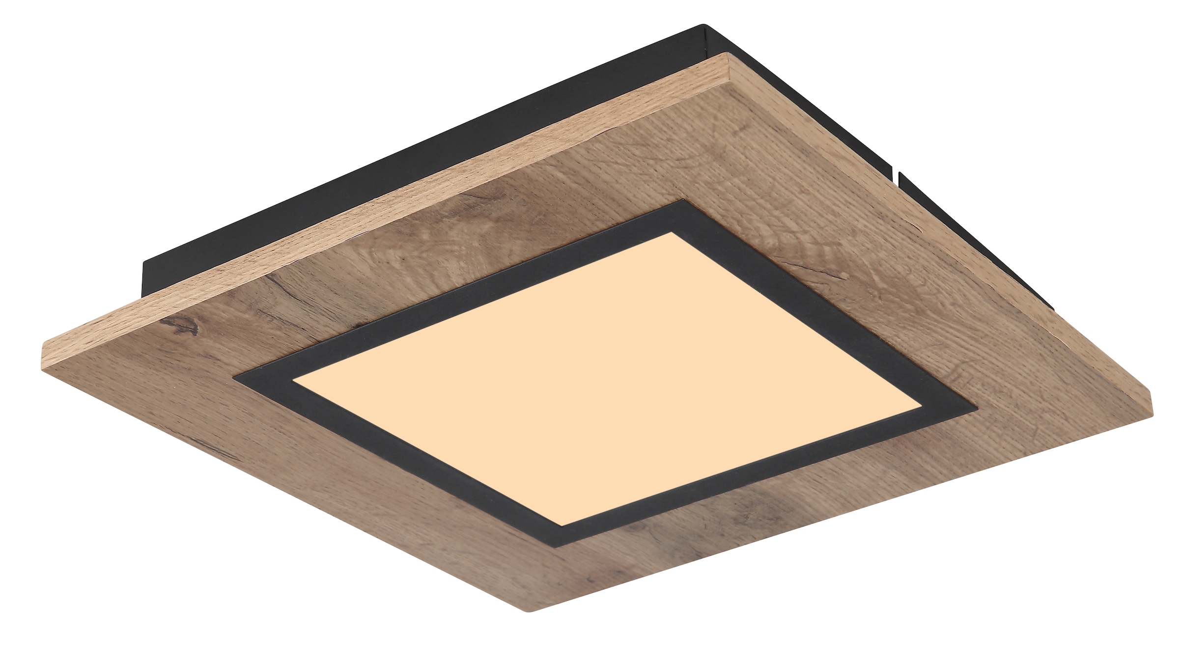 GLOBO LIGHTING LED Deckenleuchte »LEA«, Leuchtmittel LED-Modul | LED fest integriert, Deckenlampe/Wohnzimmer/Schlafzimmer/modern/Holz