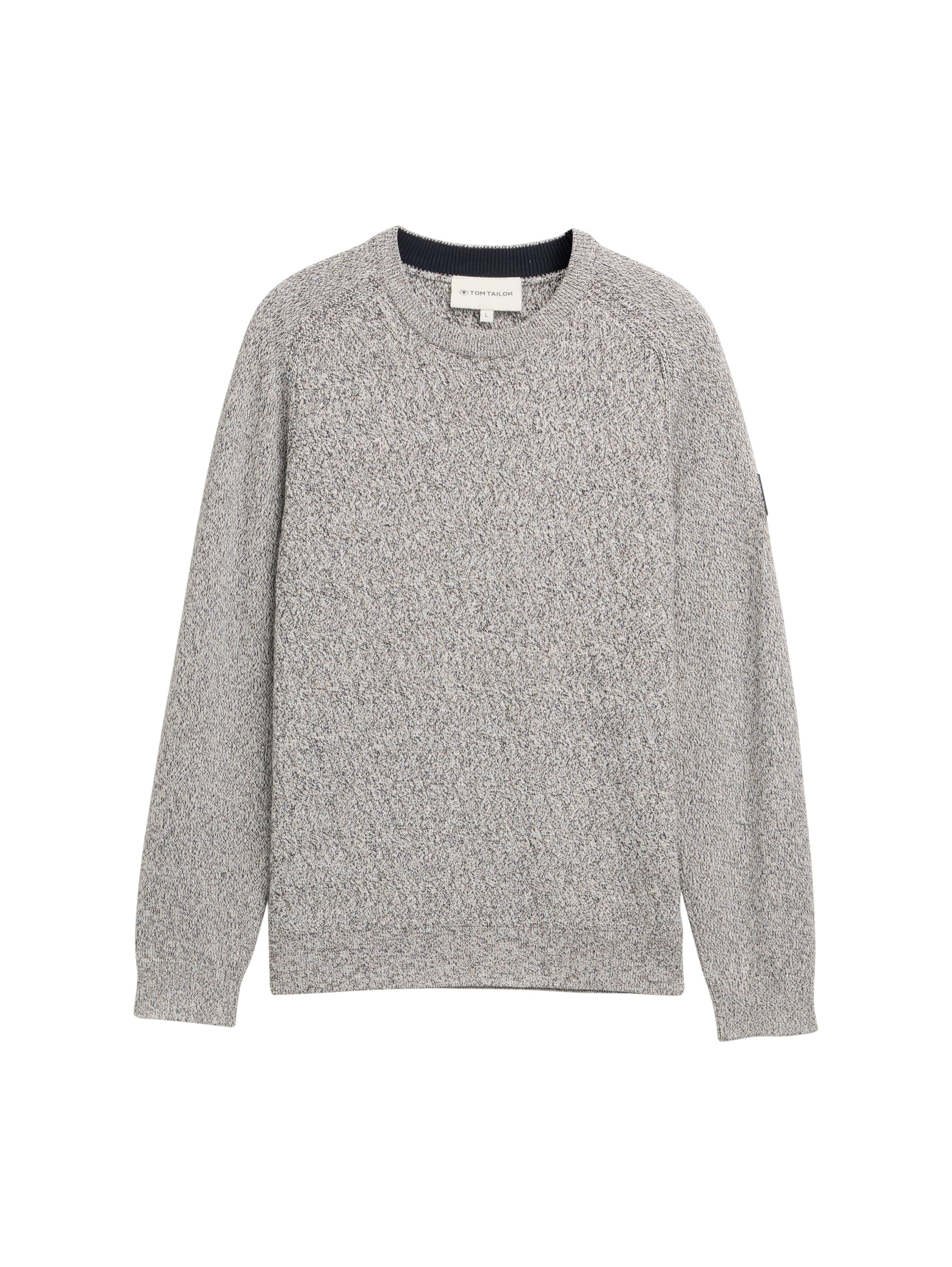 TOM TAILOR Strickpullover, mit Logo Stickerei am Arm