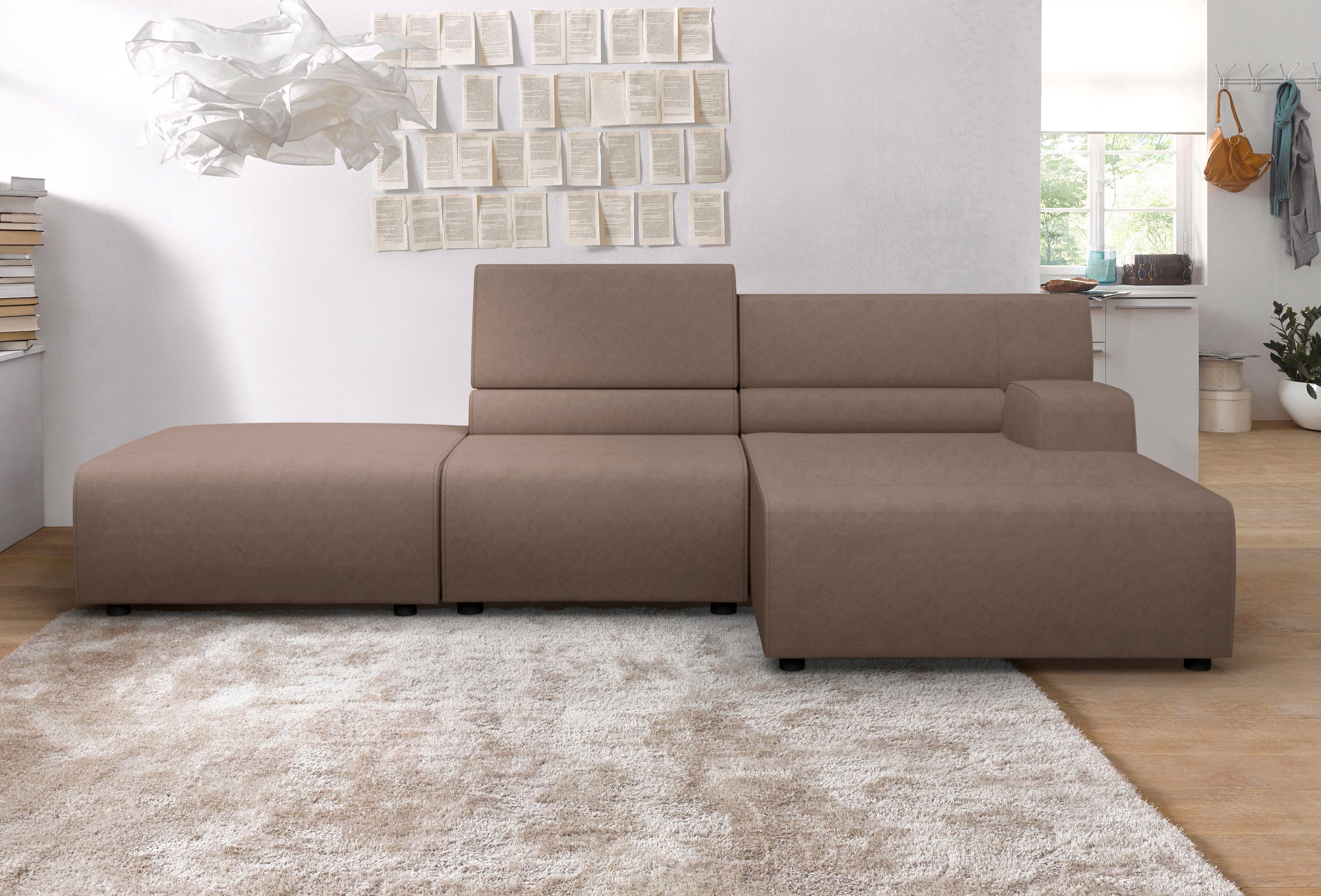 Egoitaliano Ecksofa "Babouche, Designsofa mit außergewöhnlichem Sitzkomfort zum Wohlfühlen"