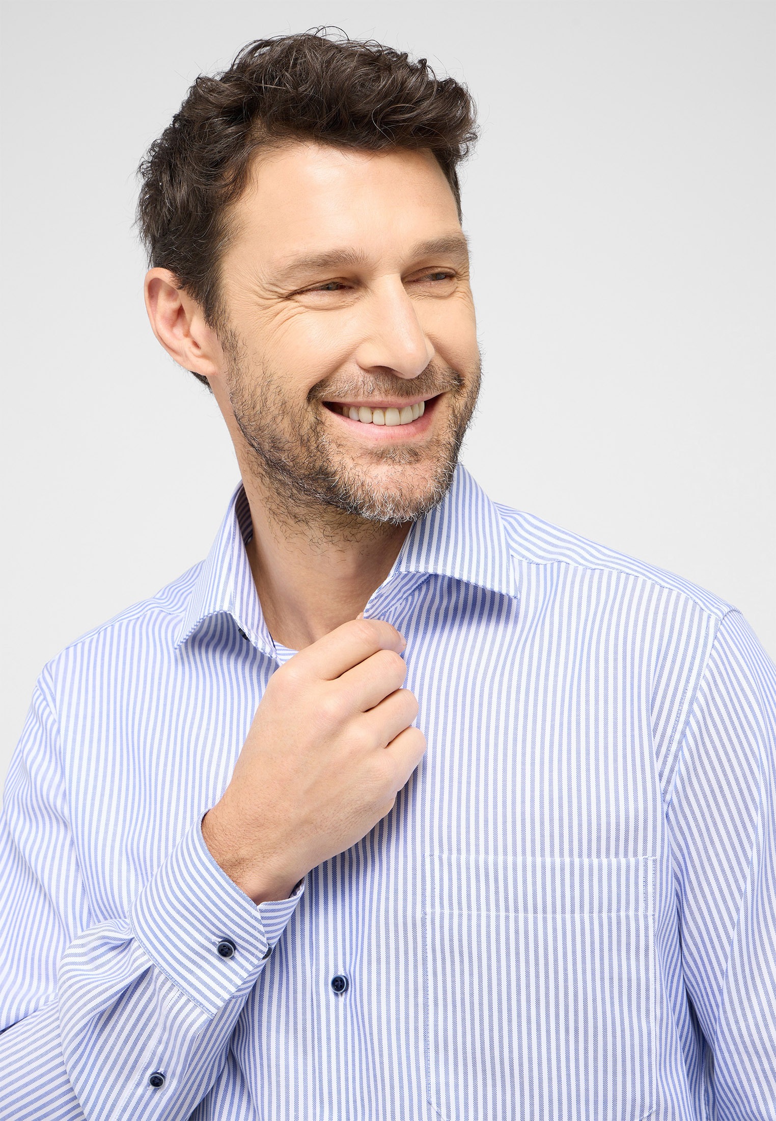 Thumbnail - Eterna Langarmhemd "COMFORT FIT" NON IRON (bügelfrei)