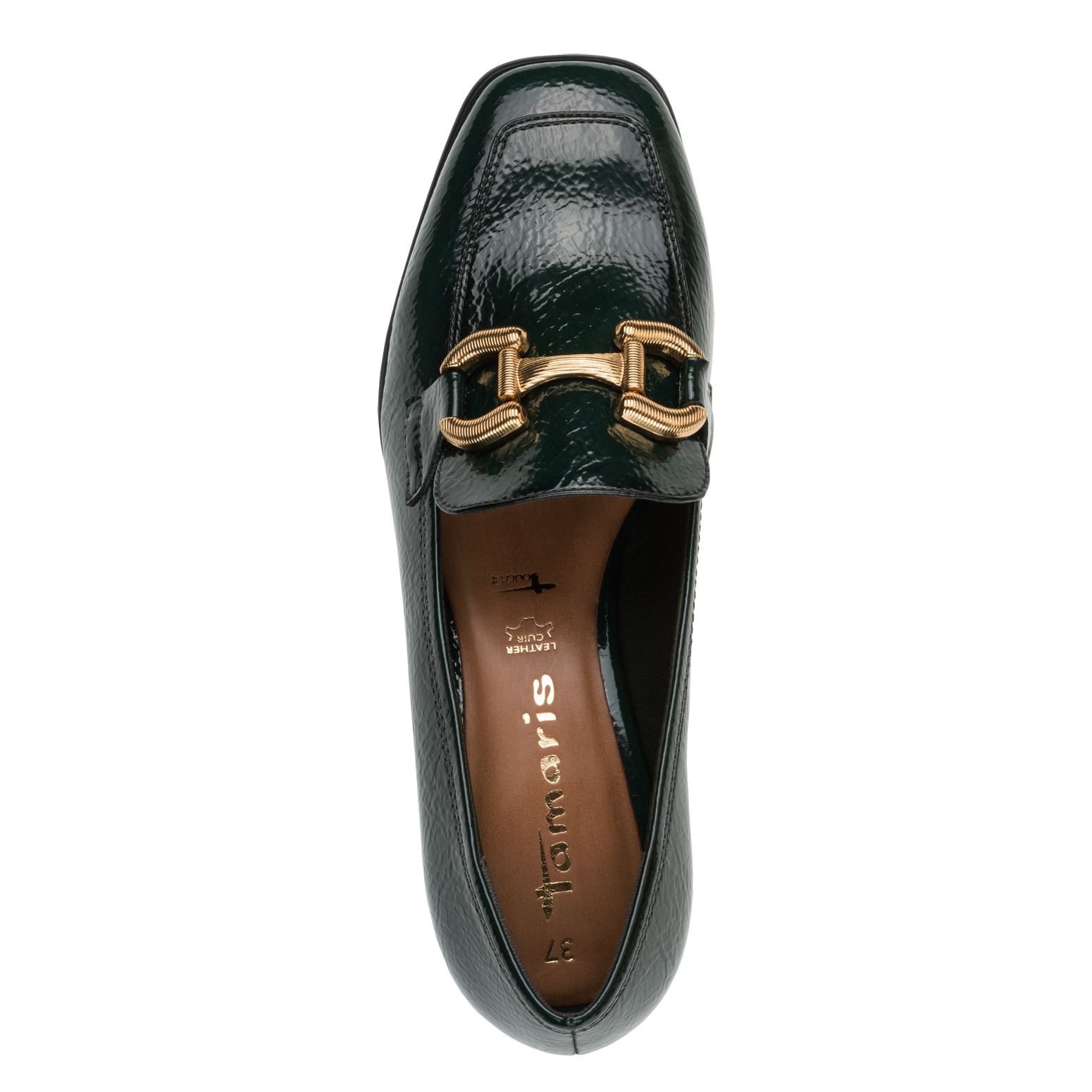 Tamaris Slipper, Blockabsatz, Pumps, Businessschuh mit modischer Zierspange