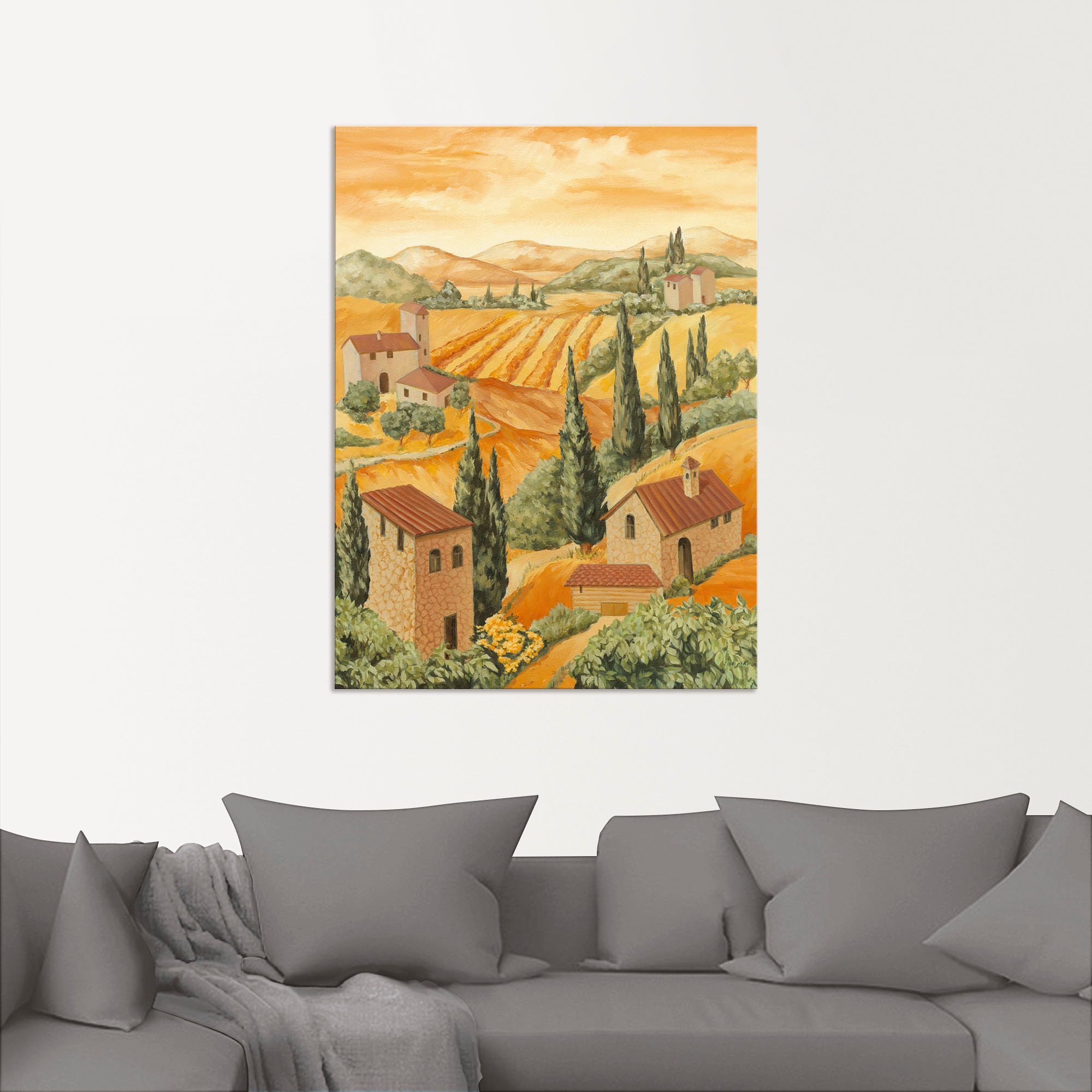 Artland Wandbild »Italien Toscana«, Europa, (1 St.), als Alubild, Outdoorbild, Leinwandbild, Poster in verschied. Größen