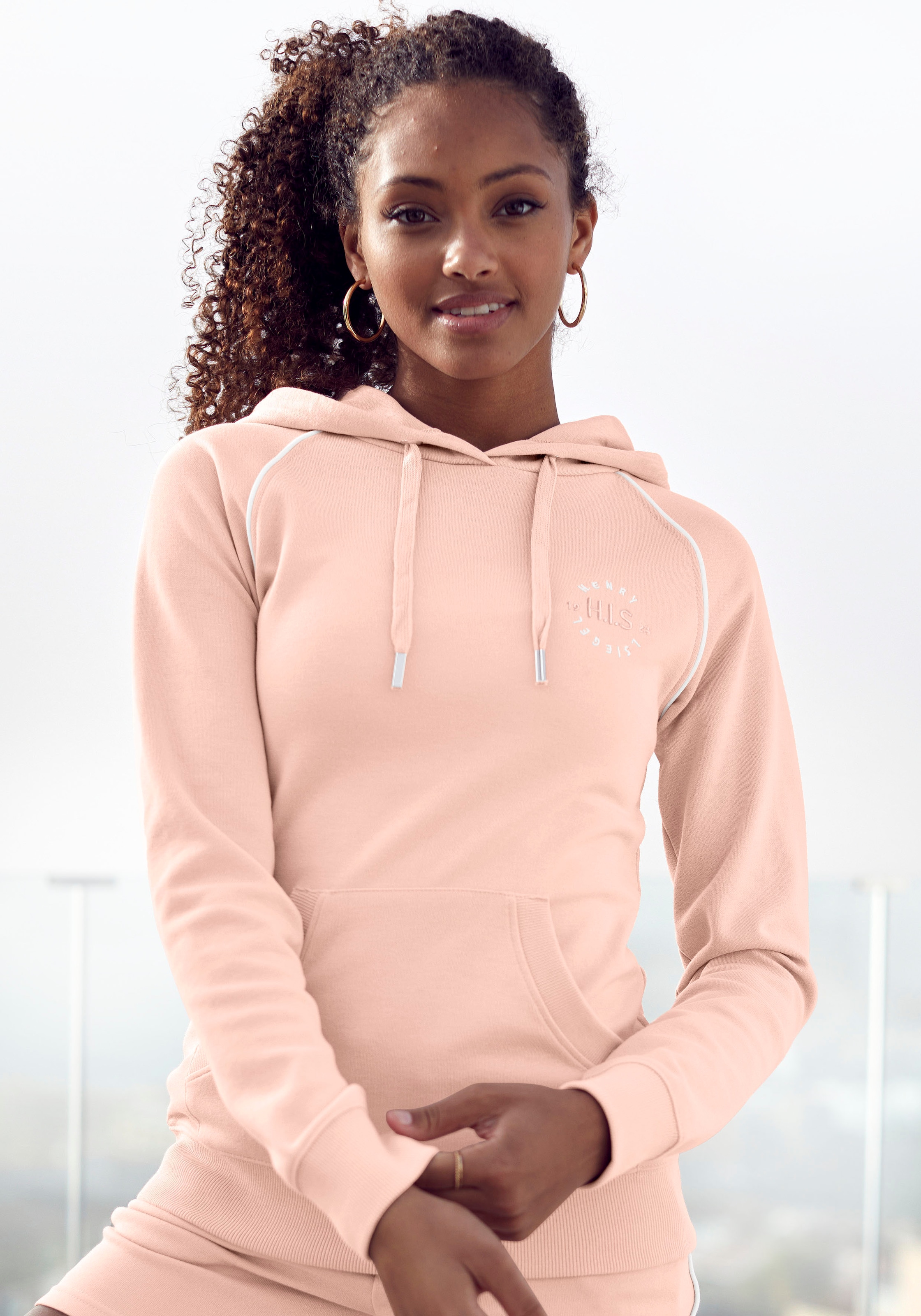 H.I.S Hoodie, mit Kängurutasche, Loungewear, Loungeanzug