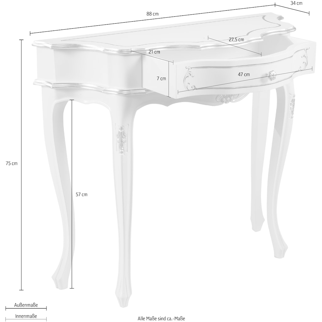 Home affaire Konsole »Sole«, Breite 88 cm