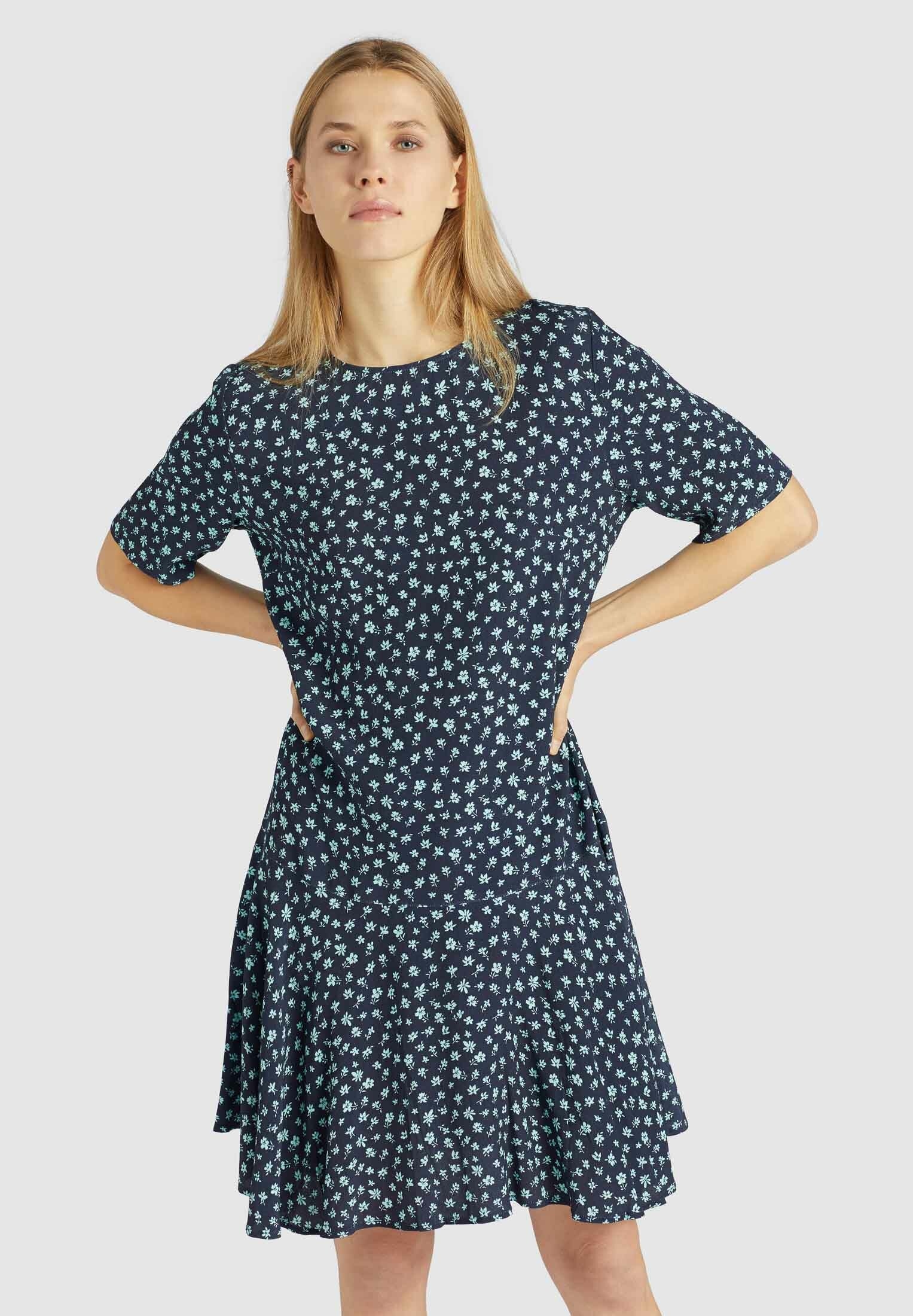 khujo Sommerkleid »khujo Kleid AVARU«, mit Volantsaum