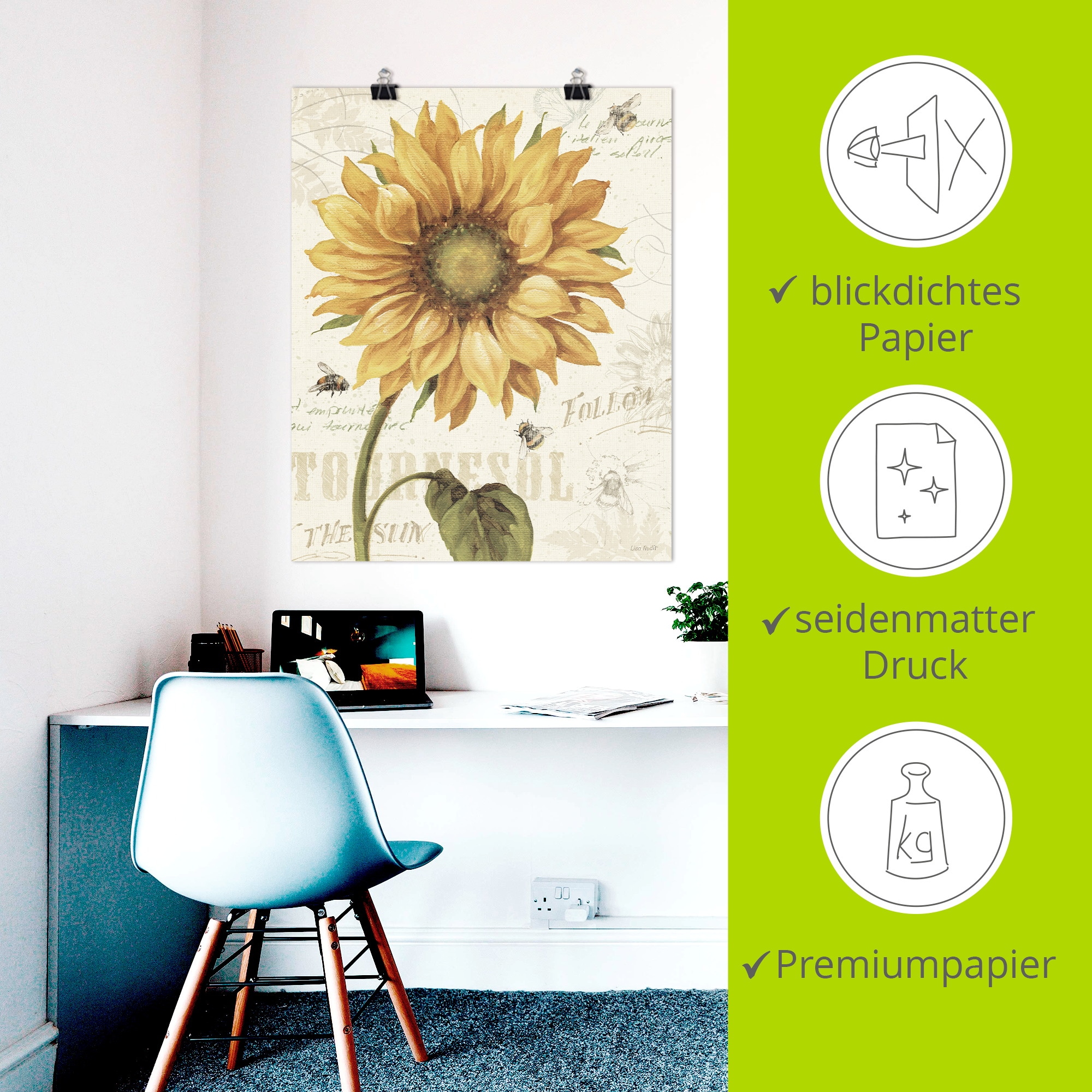 Artland Wandbild »Under the Sun I« 1 Stk. tlg. als Alubild, Leinwandbild, Poster, Wandaufkleber in verschied. Größen